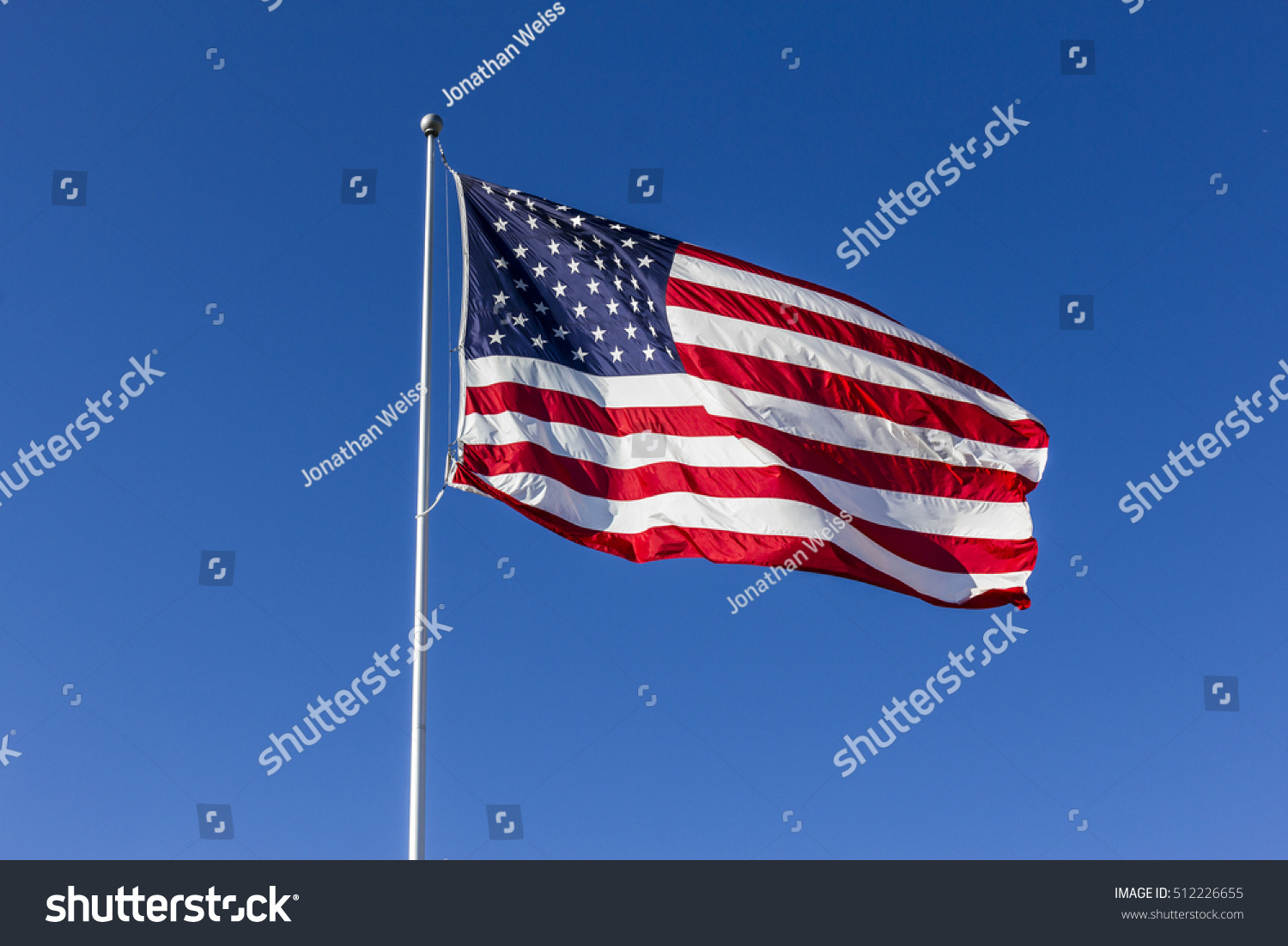 American Flag Waving Wind Stock Photo 512226655 | Shutterstock