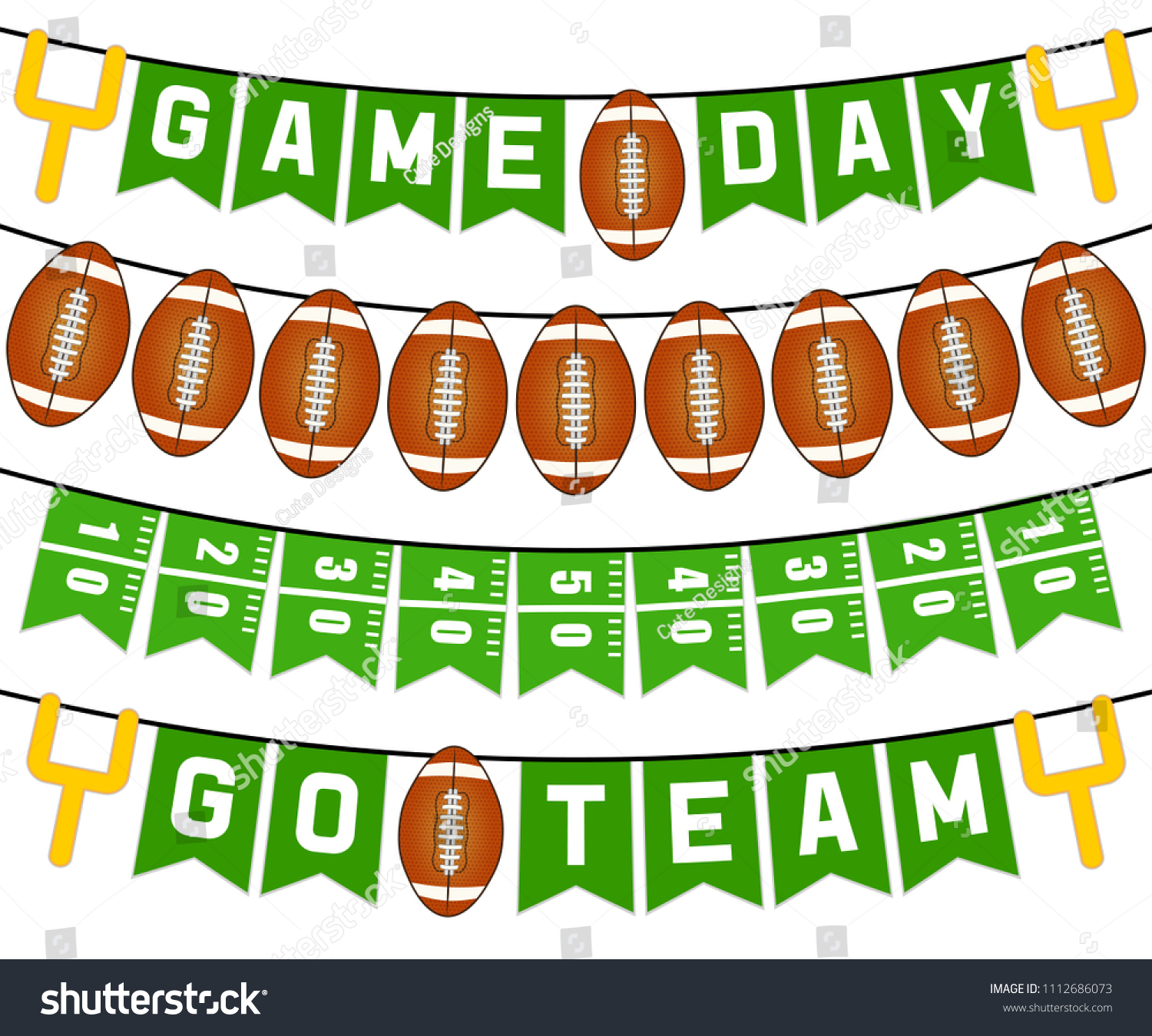 1,089 Football bunting Images, Stock Photos & Vectors | Shutterstock