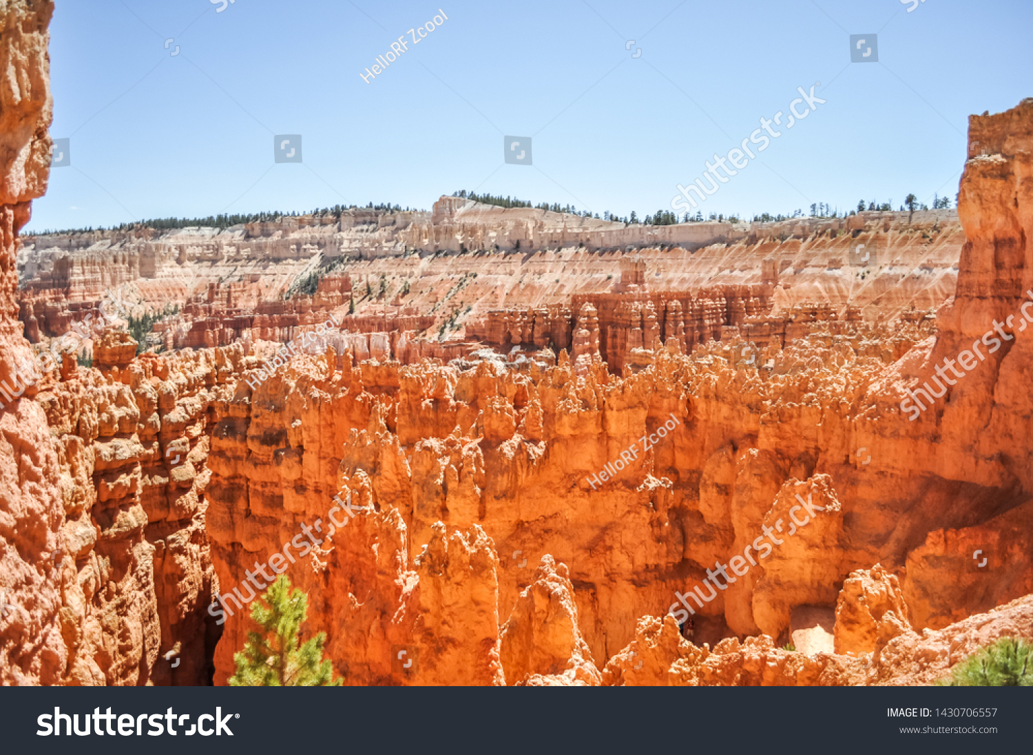 American Grand Canyon Karst Landform Scenery Stock Photo 1430706557 ...