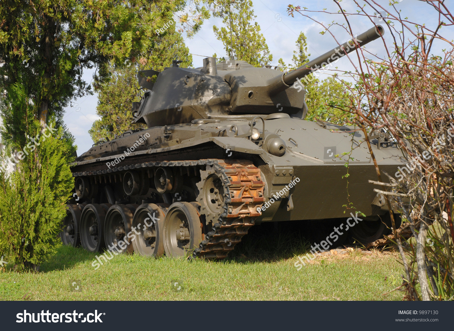 American M27 Stuart Tank Stock Photo Edit Now 9897130