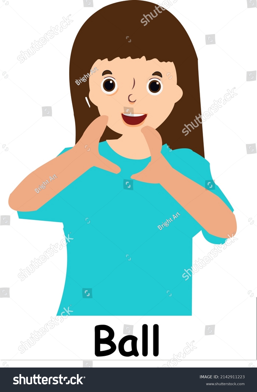 american-sign-language-printable-image-ball-stock-illustration