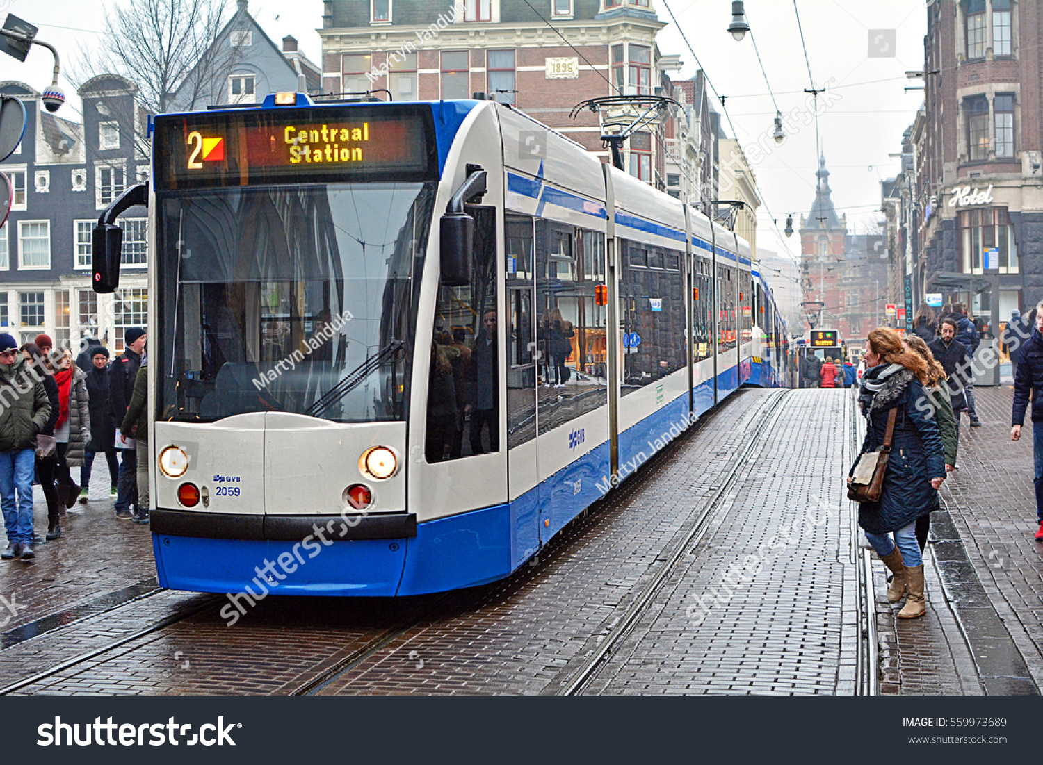 Amsterdam Holland January 7 Siemens Combino Stock Photo Edit Now