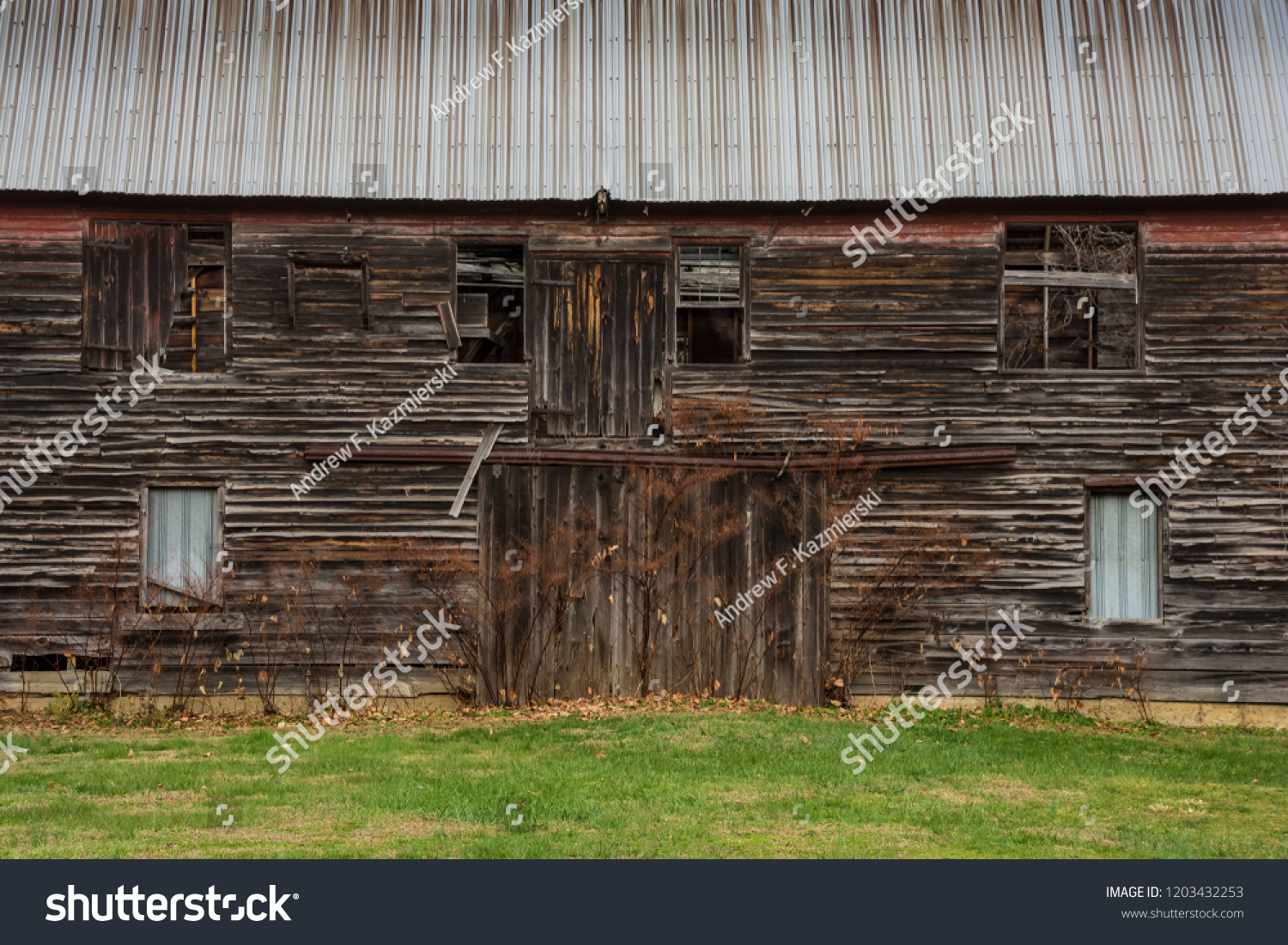 Abandoned Old Barn Historic Smithville Village Stock Photo Edit