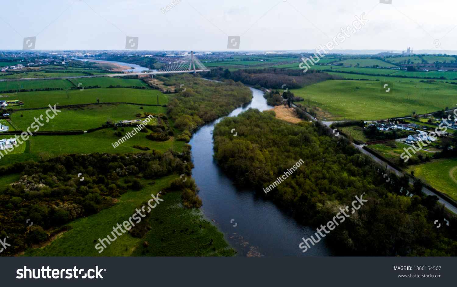 Aerial View River Boyne Leinster Ireland Stock Photo Edit Now