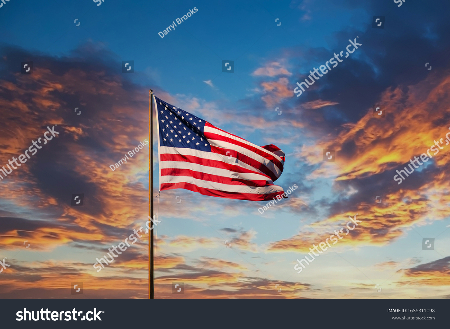 3,367 American against flag flying Images, Stock Photos & Vectors ...