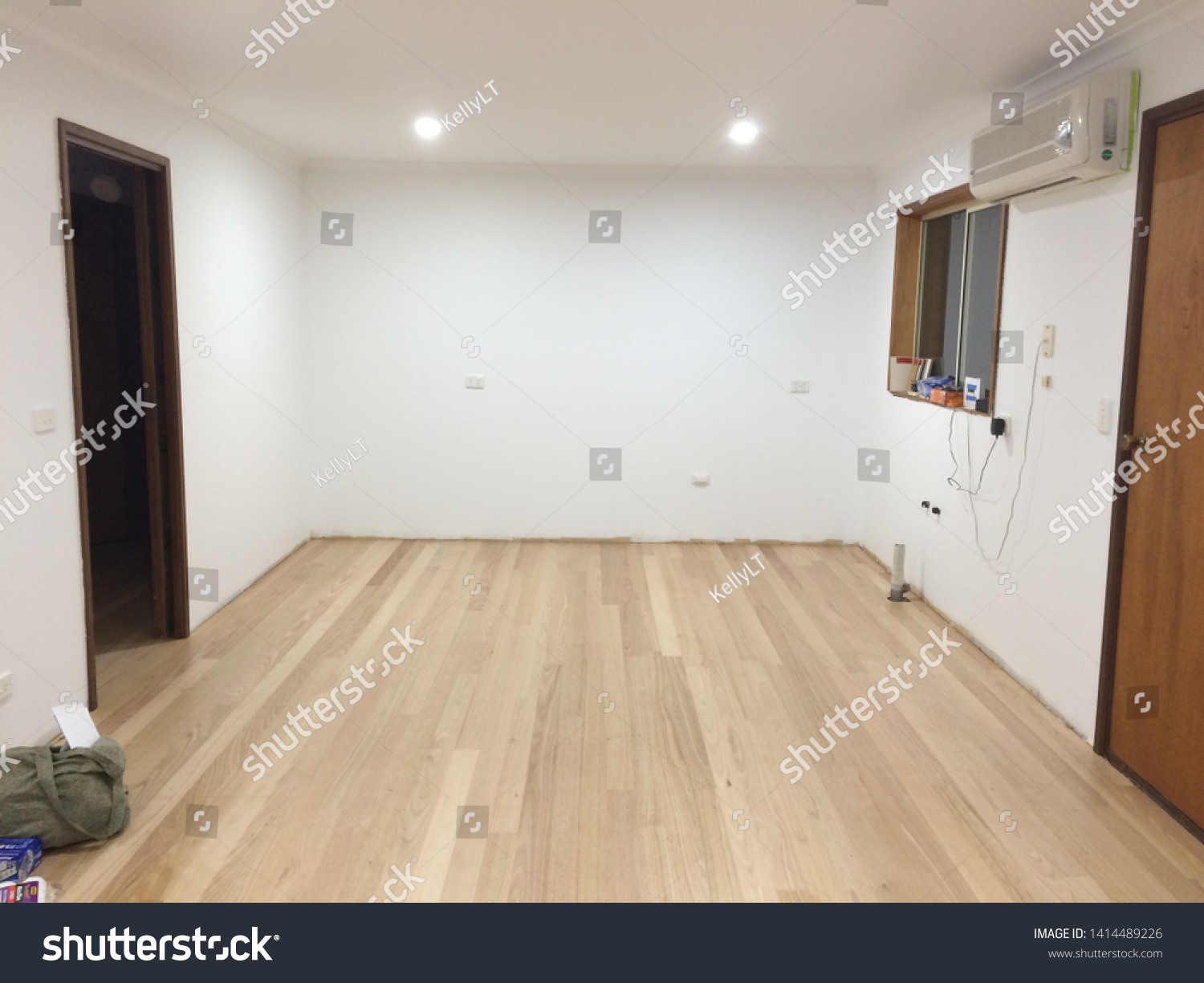 Empty Room Interior Middle House Renovation Stock Photo Edit Now