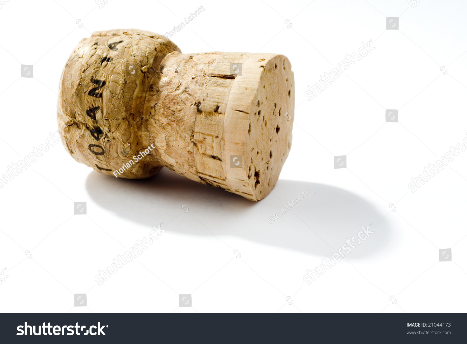 An Image Of An Champagne Cork Isolated On White Stock Photo 21044173 ...
