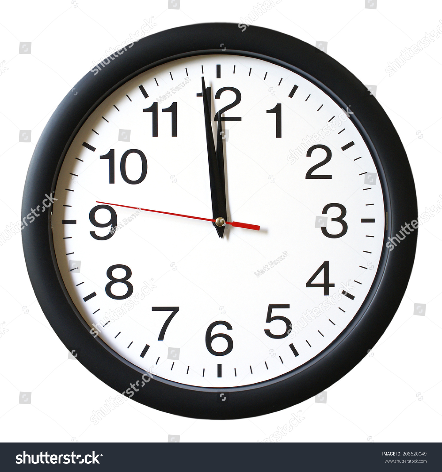 Isolated Shot Clock One Minute Left Stock Photo 208620049 - Shutterstock