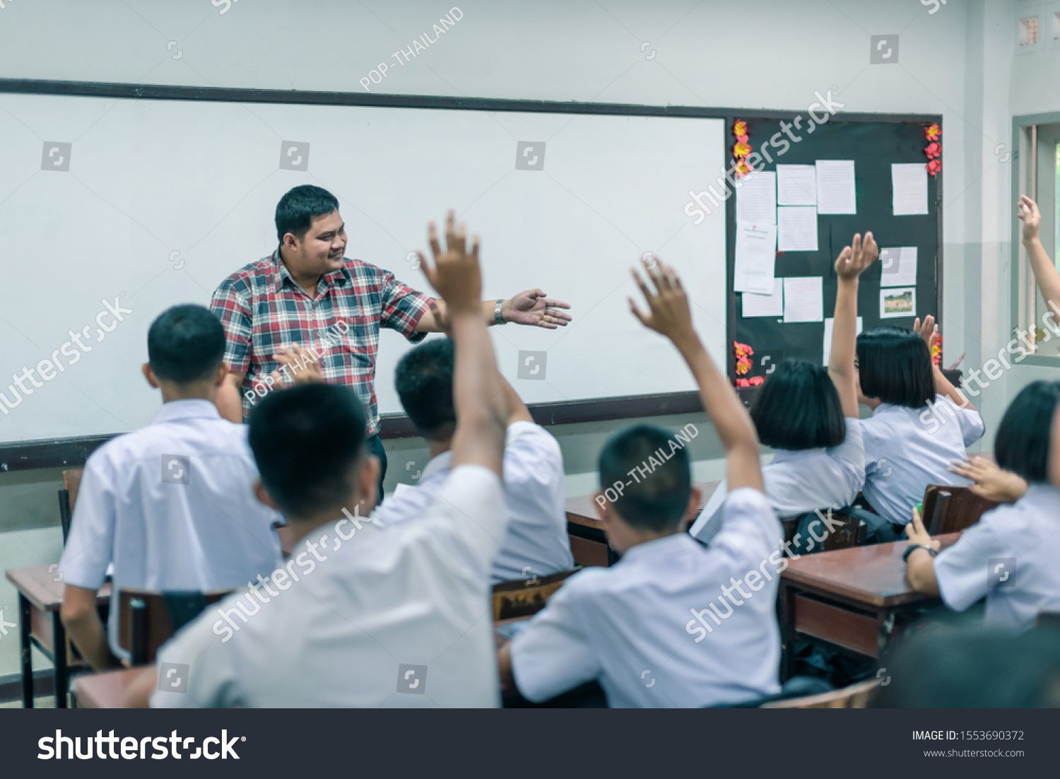 asian student white teacher