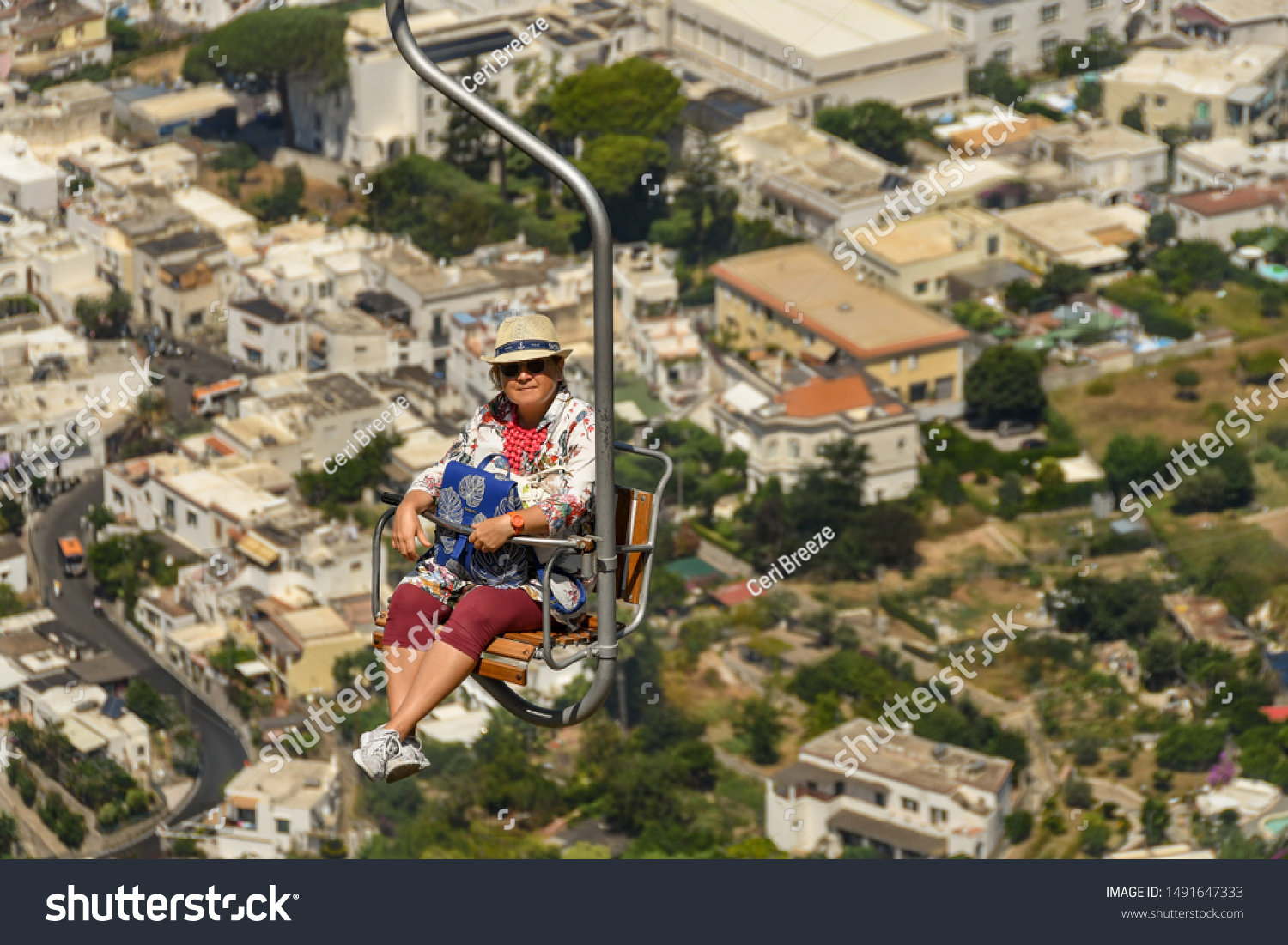 Anacapri Isle Capri Italy August 2019 Royalty Free Stock Image