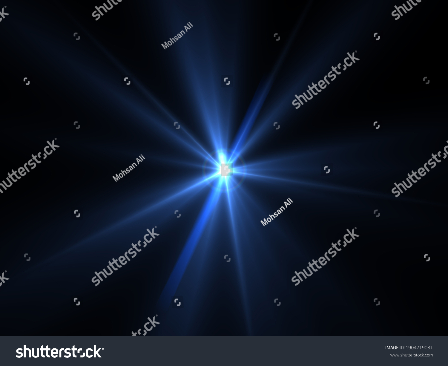 Anamorphic Lens Flare Overlay Stock Illustration 1904719081 | Shutterstock