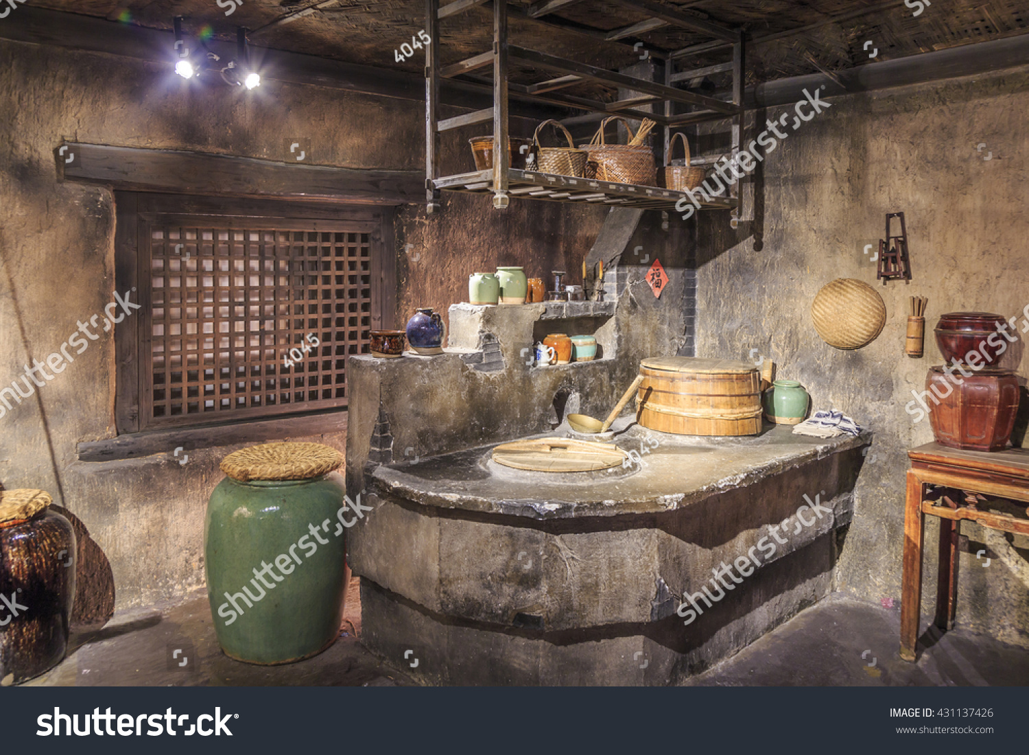 Ancient Chinese Kitchen Foto de stock (editar ahora)431137426; Shutterstock