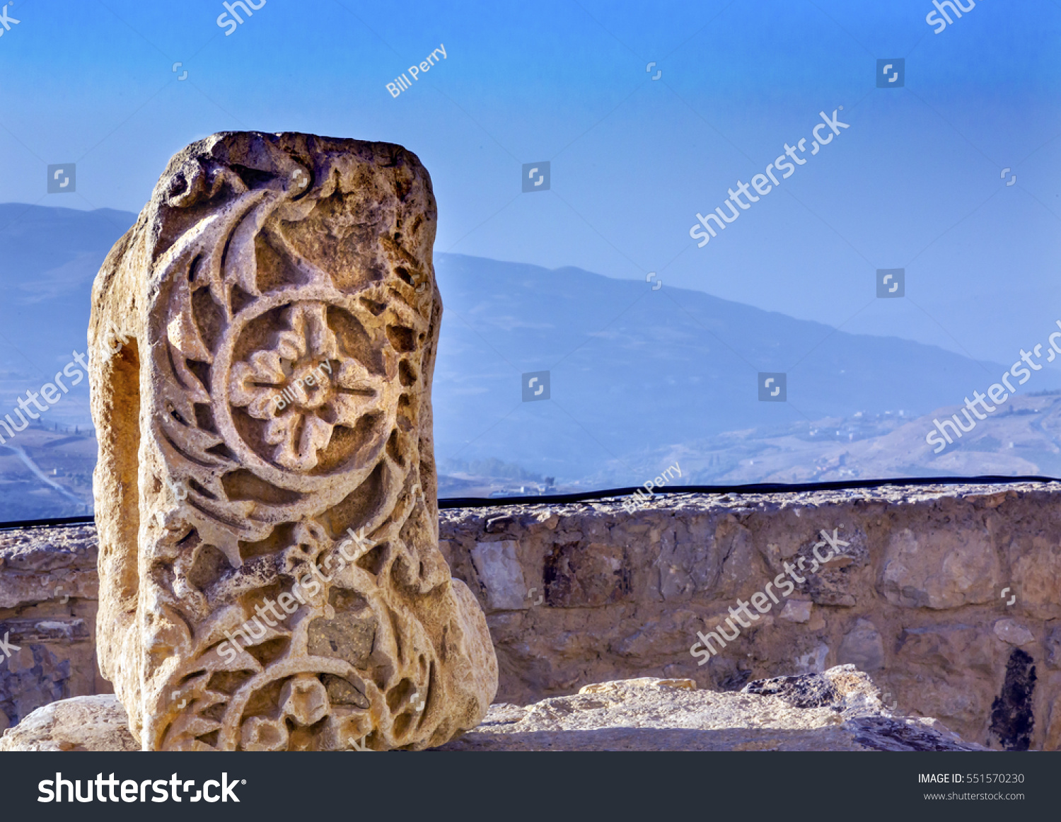 ancient crusader castle decoration stone view stock photo ancient crusader castle decoration stone view stock photo