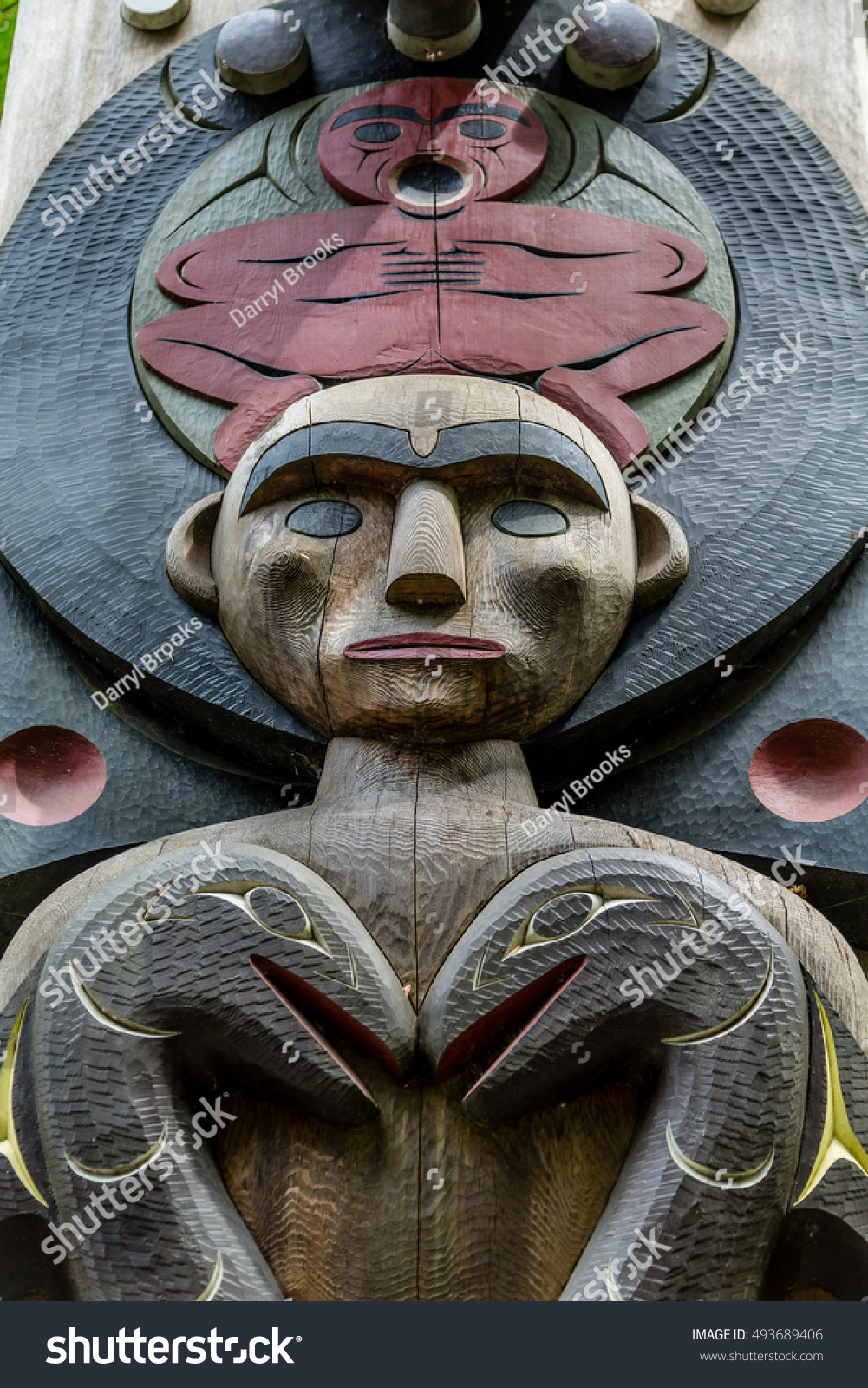 Ancient Inuit Totem In Alaska Stock Photo 493689406 Shutterstock