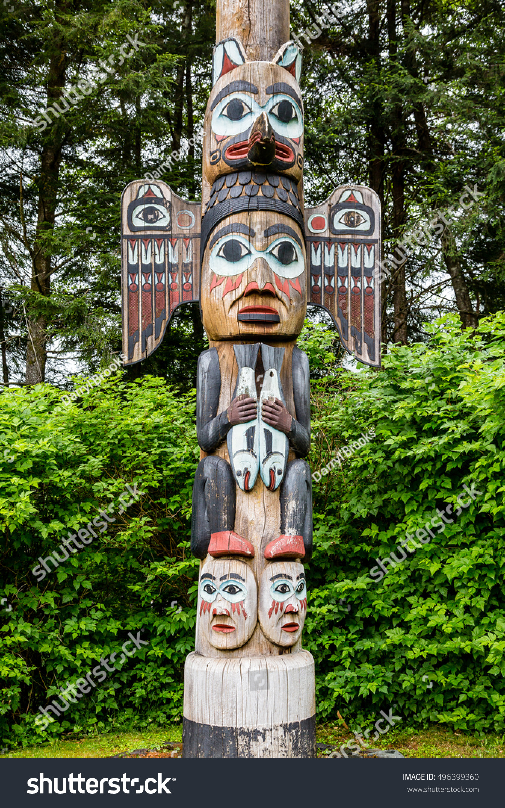 Ancient Inuit Totem Alaska Stock Photo 496399360 Shutterstock