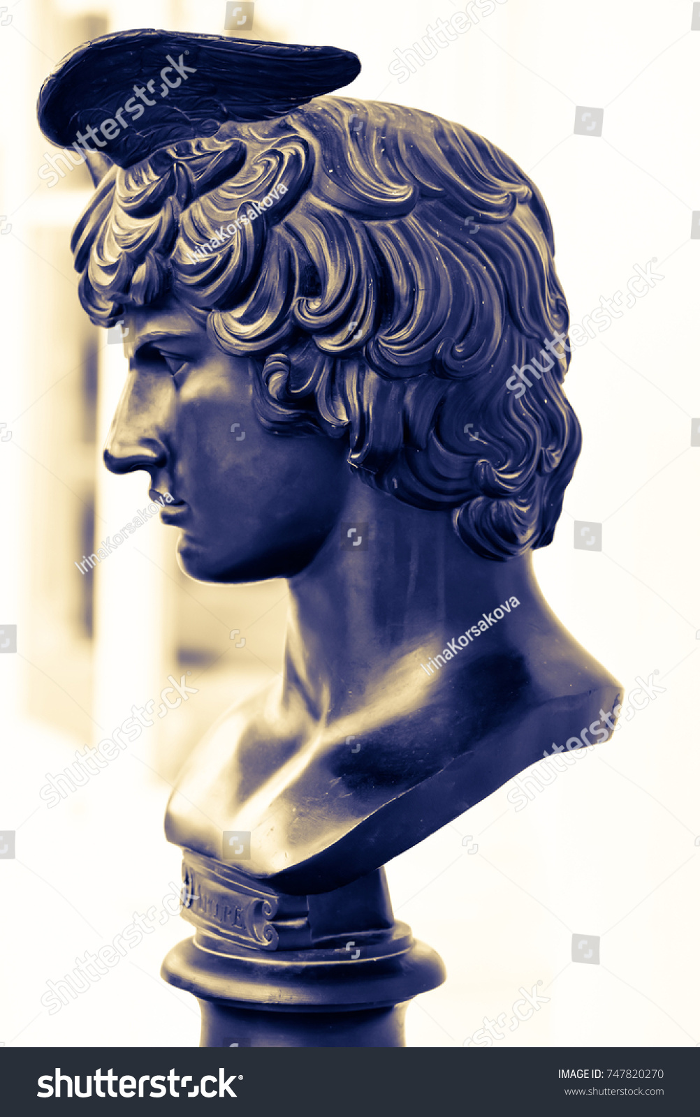 Ancient Male Statue Mercury 18th Century Stock Photo Edit Now