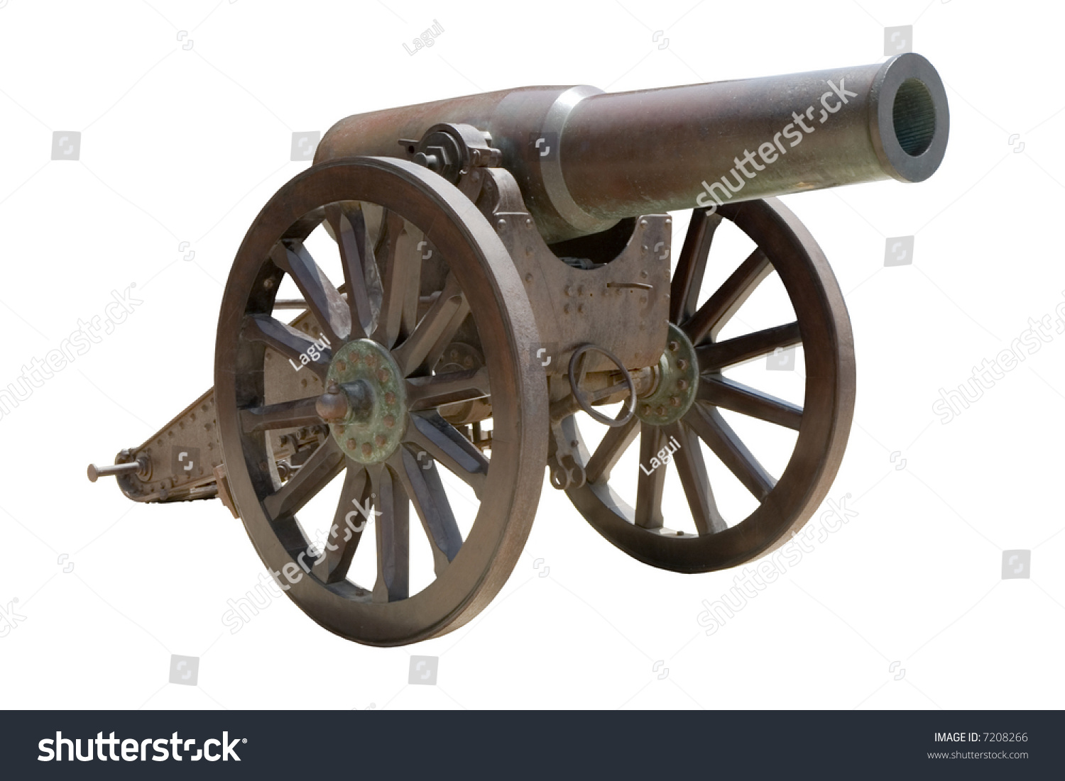 Ancient Spanish Howitzer Cannon ( Obús De Bronce De 21cm Plasencia Md ...