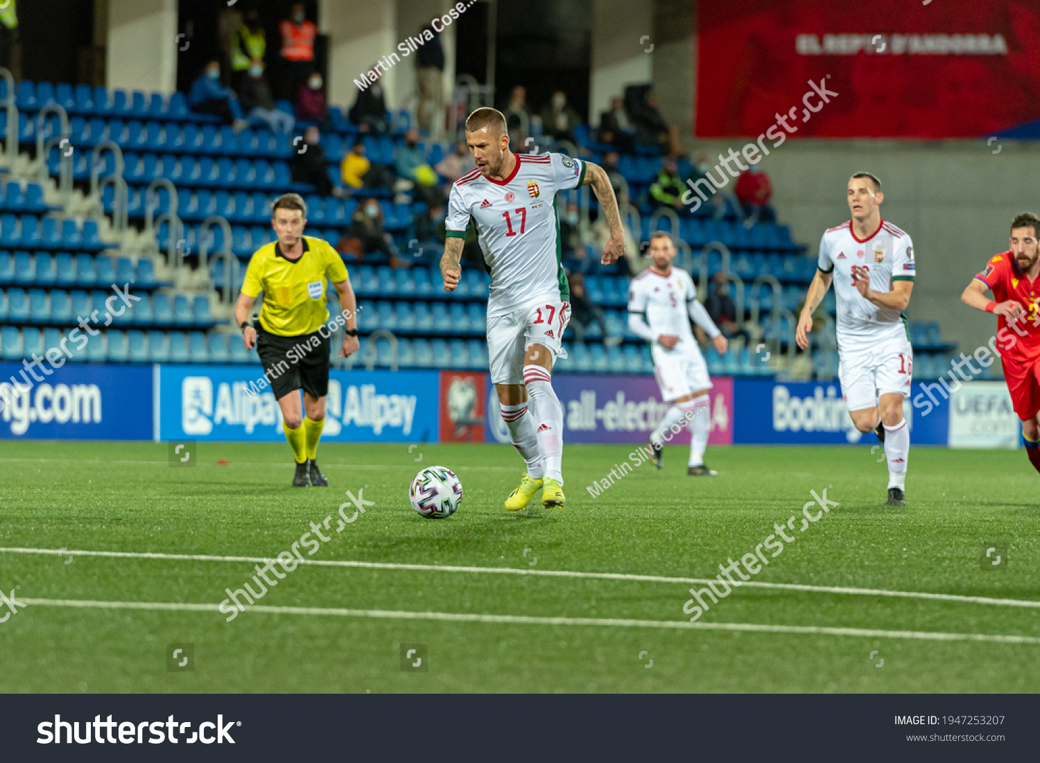 2 048 Andorra Football Images Stock Photos Vectors Shutterstock   Stock Photo Andorra La Vella Andorra March R Varga Hun In Action In The Qatar World Cup 1947253207 