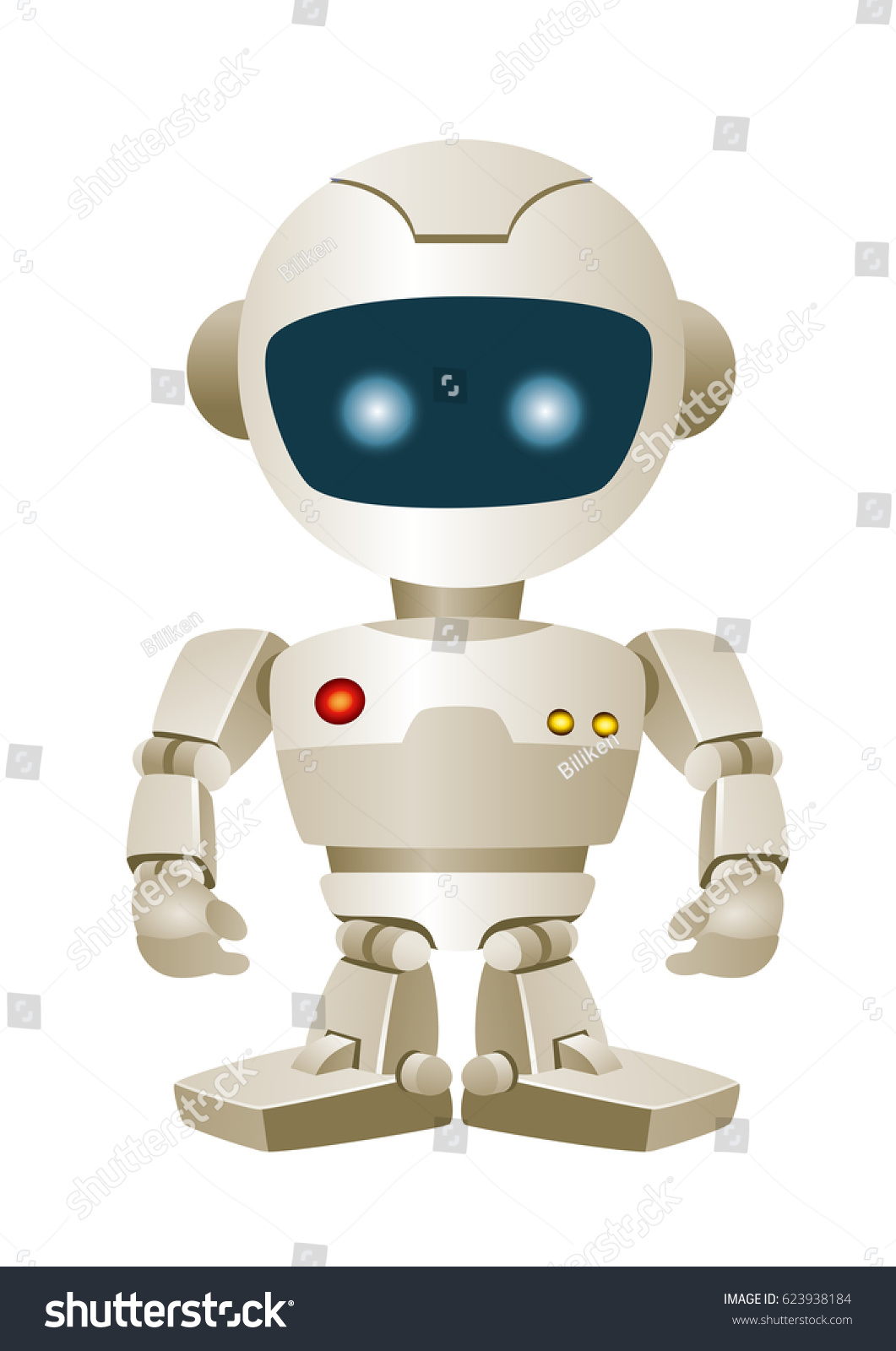 Android Character Stock Illustration 623938184