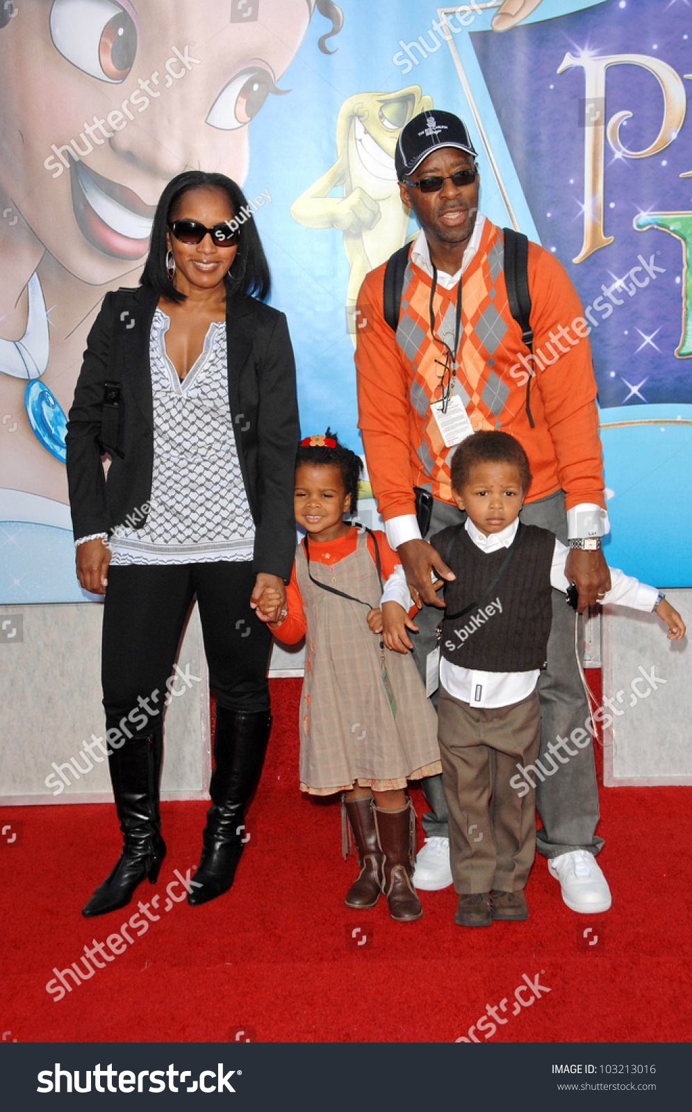 Angela Bassett, Husband Courtney B. Vance, Son Slater And Daughter ...