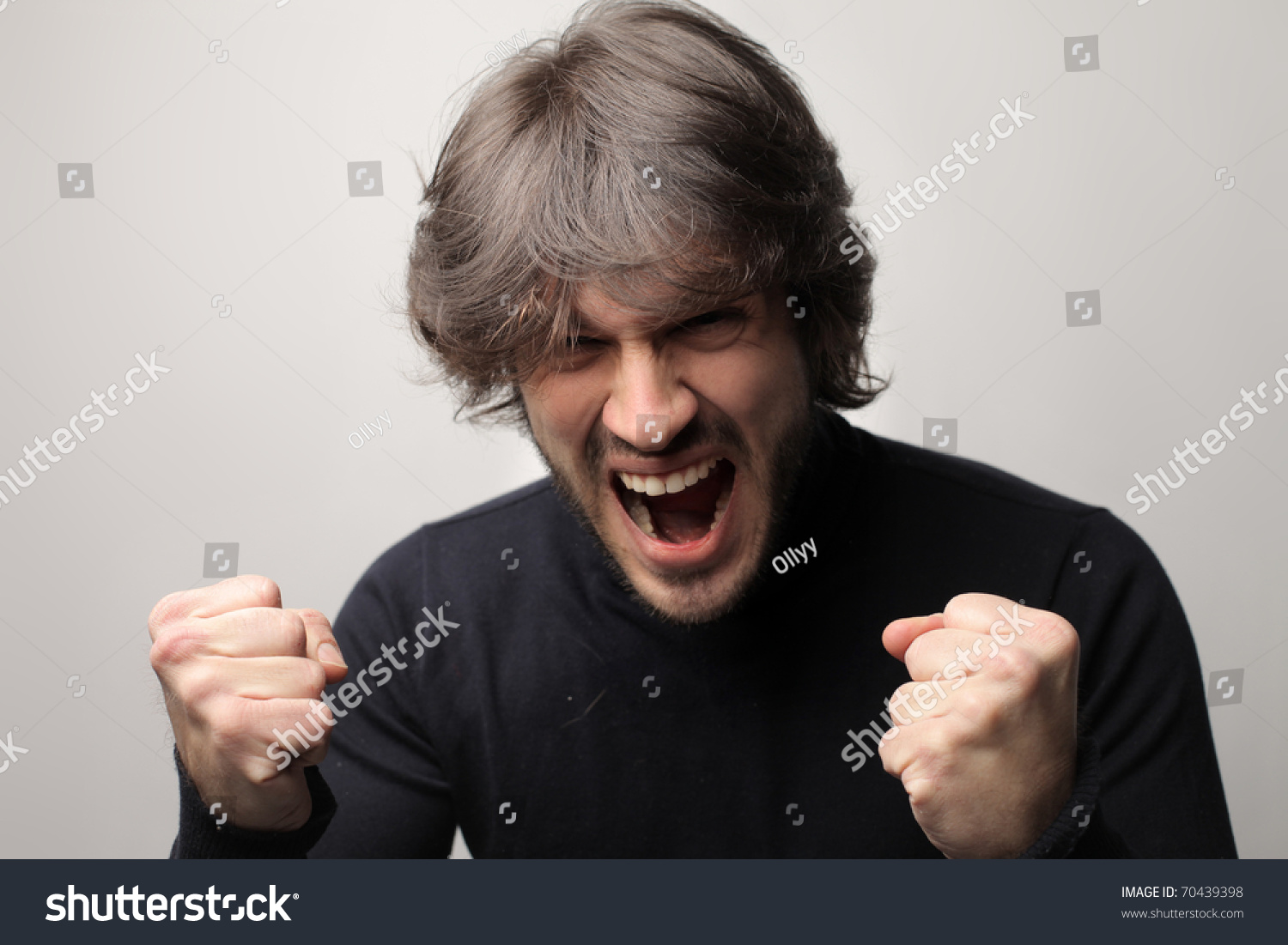 Angry Man Shouting Stock Photo 70439398 : Shutterstock