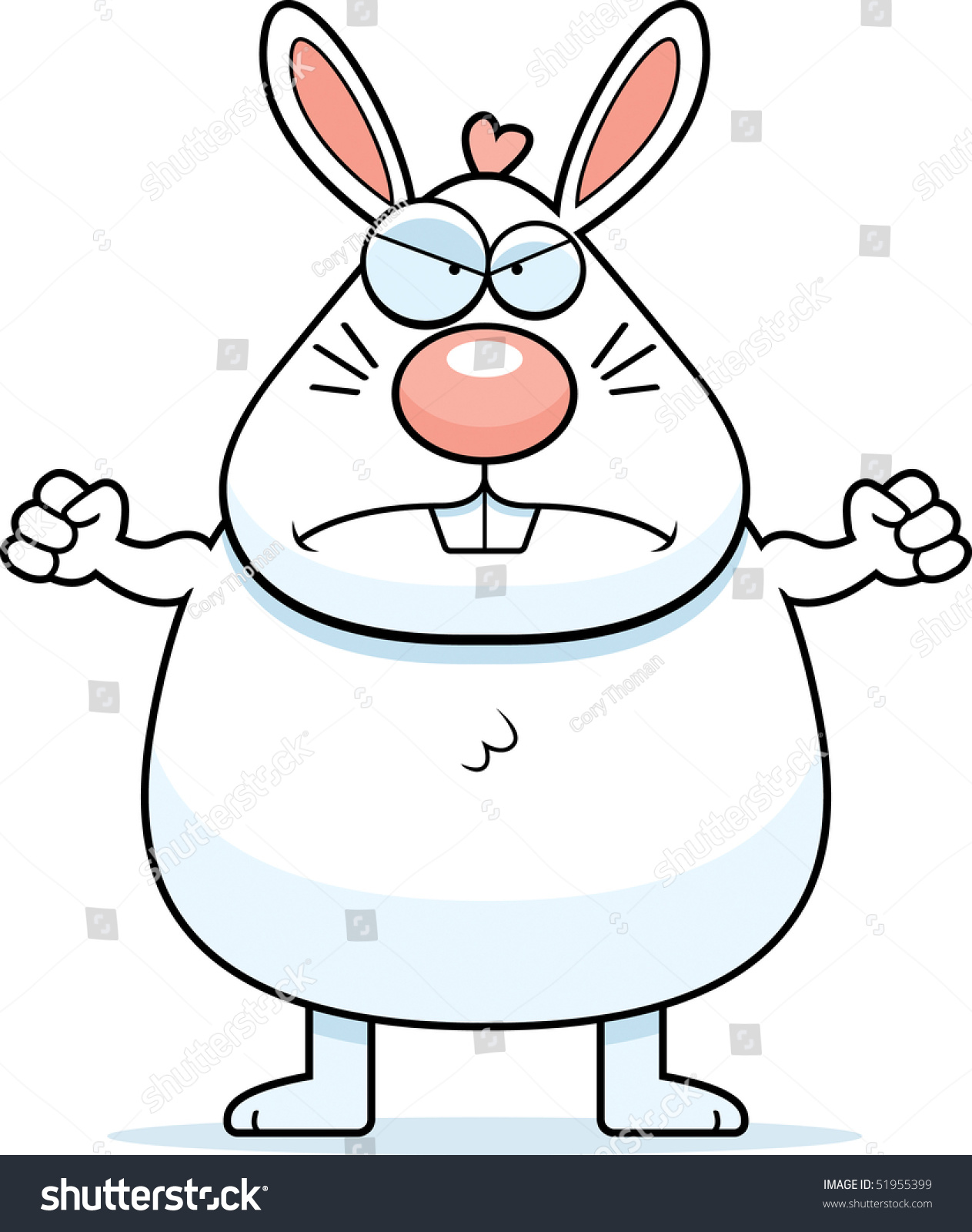 Angry Rabbit Stock Photo 51955399 : Shutterstock