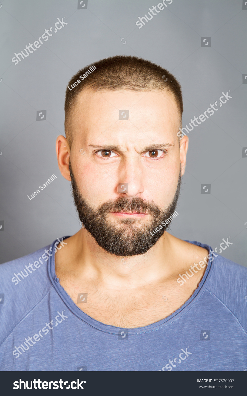 Angry Young Man Stock Photo 527520007 : Shutterstock