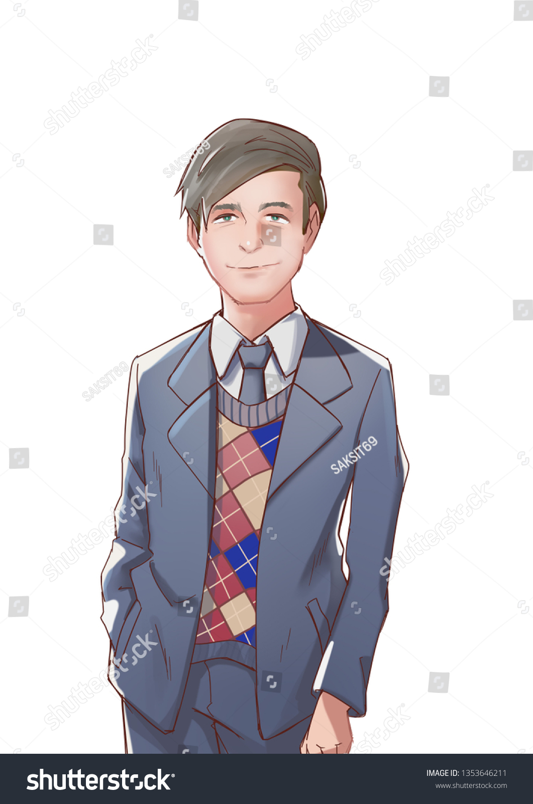 Featured image of post Anime Boy In Suit