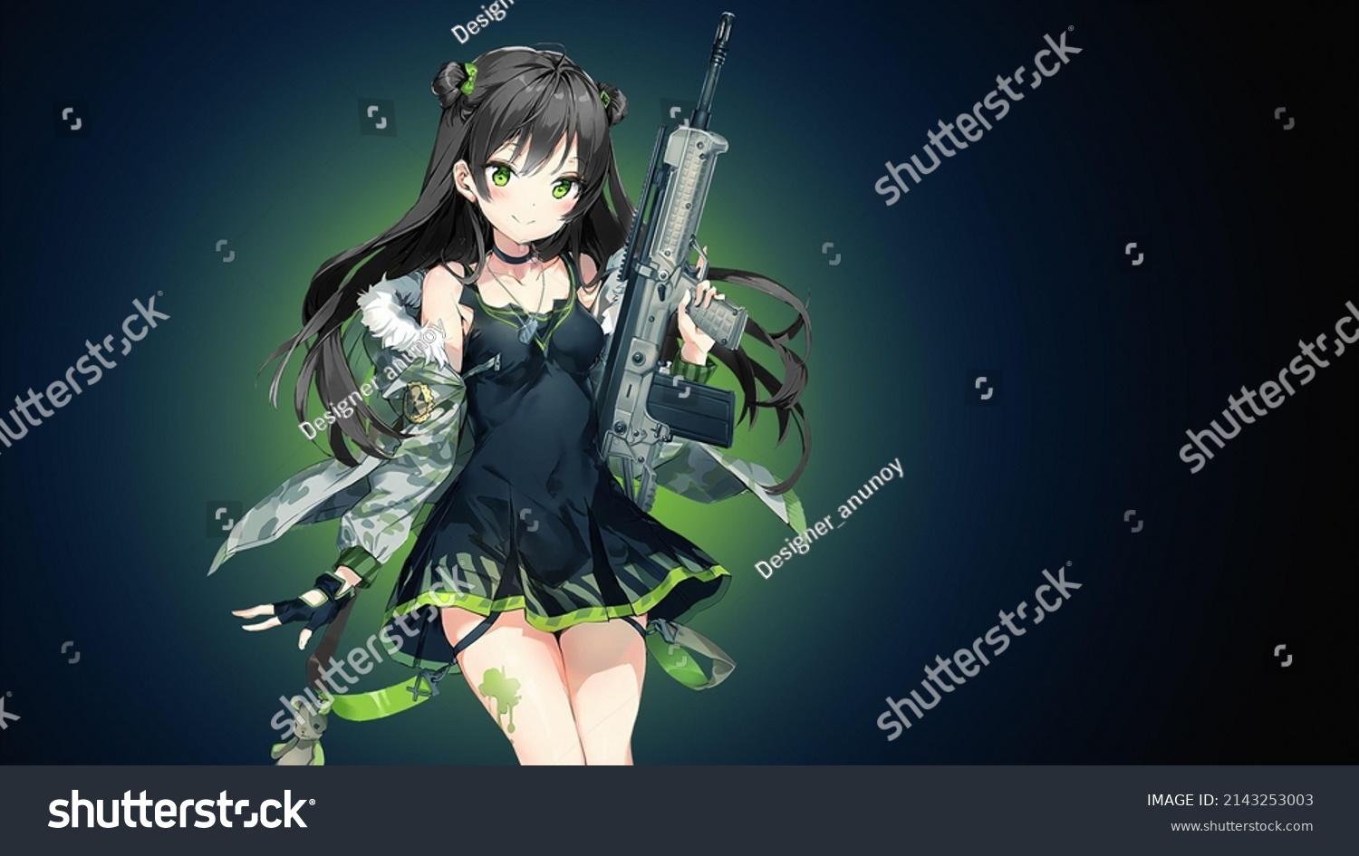 Anime Girl 3d Fantasy Digital Art Stock Illustration 2143253003 Anime Girl 3d Fantasy Digital Art Stock Illustration 2143253003