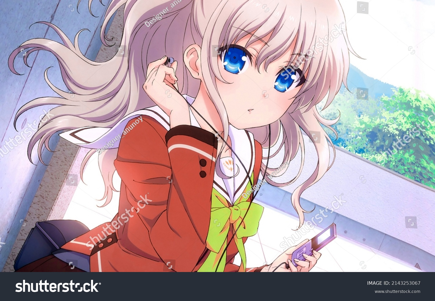Anime Girl Fantasy Digital Art Landscape Stock Illustration 2143253067 Anime Girl Fantasy Digital Art Landscape Stock Illustration 2143253067