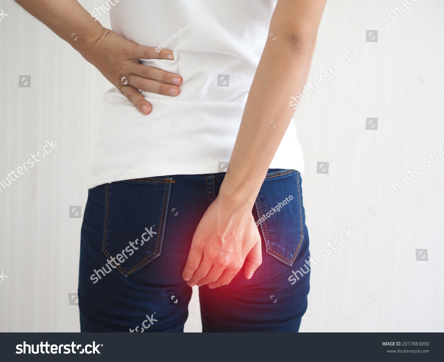 Anorectal Abscess Anal Fistula Asian Woman Stock Photo Shutterstock