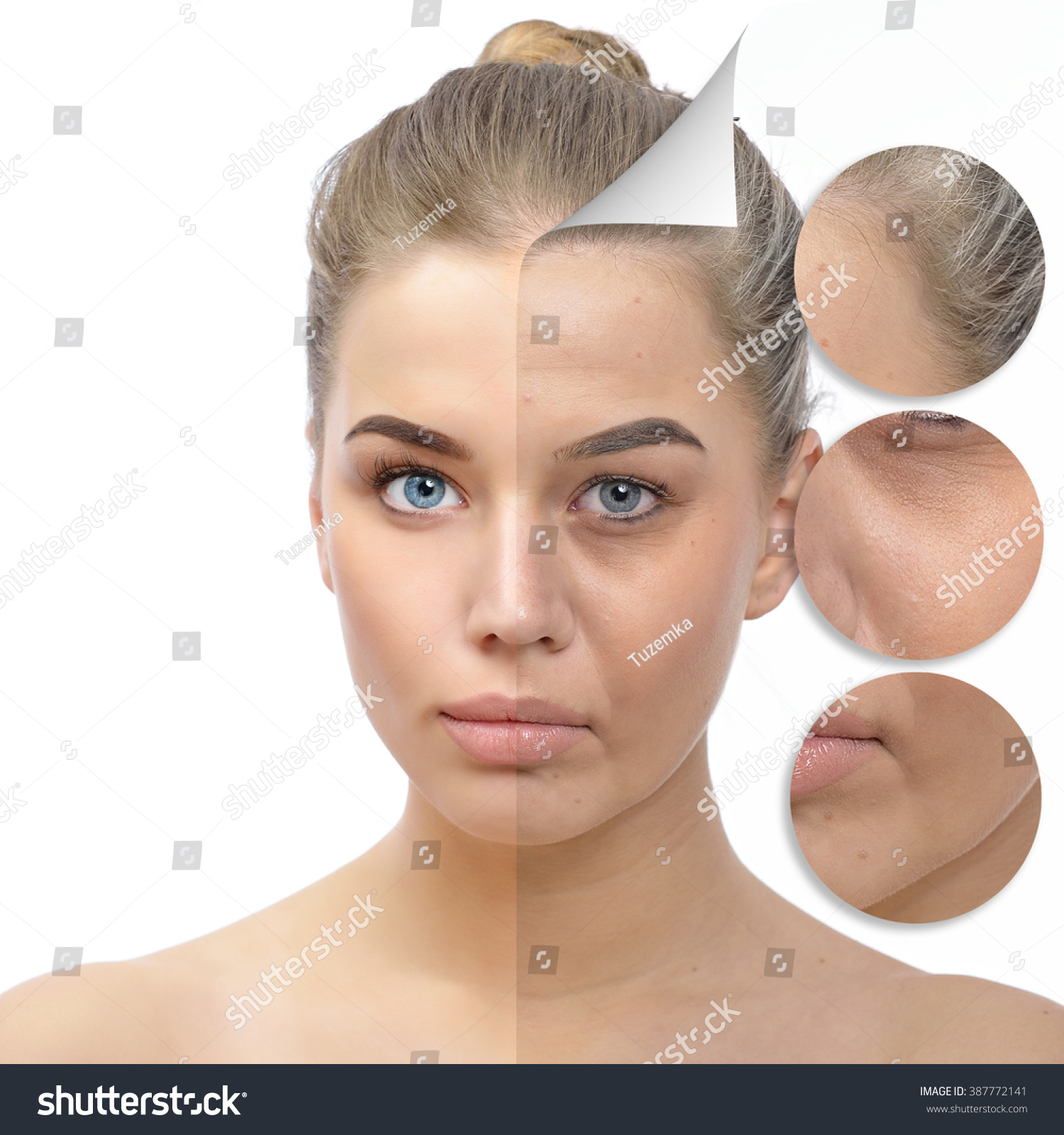 Antiaging Concept Beautiful Woman Problem Clean Stock Photo 387772141
Shutterstock