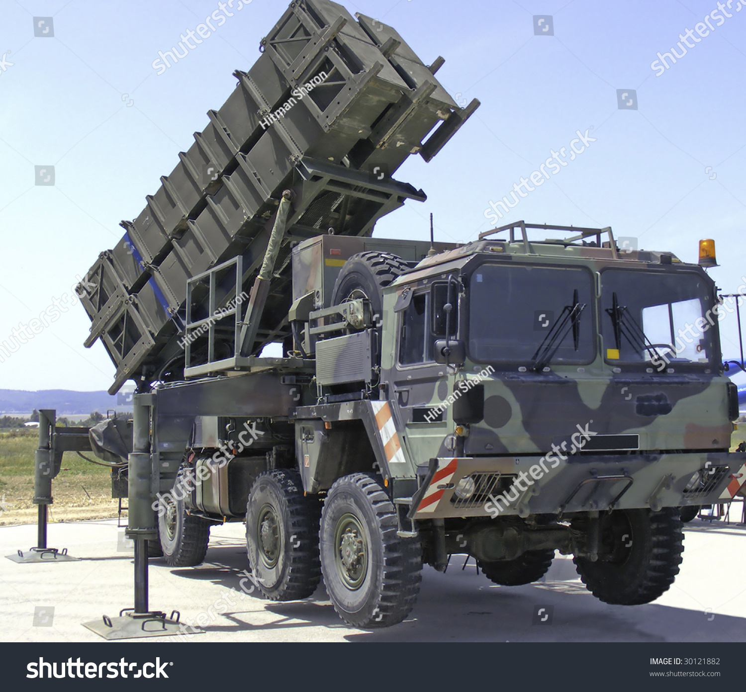 Anti Aircraft Missiles Truck Stock Photo 30121882 Shutterstock