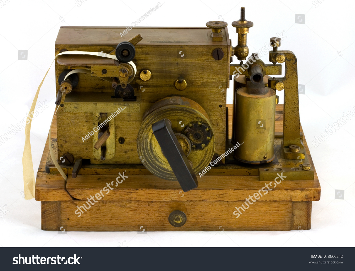 Antique Morse Code Inker Used By Stock Photo (Edit Now) 8660242