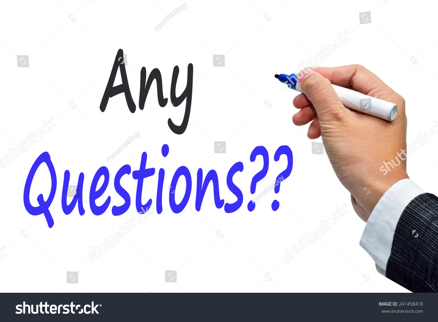 Any Questions Stock Photo 241458418 : Shutterstock