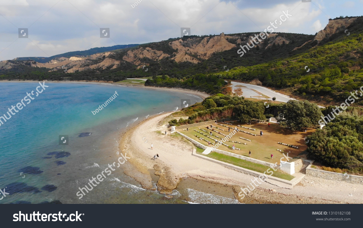 Anzac Cove Images Stock Photos Vectors Shutterstock   Stock Photo Anzac Cove Is A Small Cove On The Gallipoli Peninsula In Turkey It Became Famous As The Site Of 1310182108 