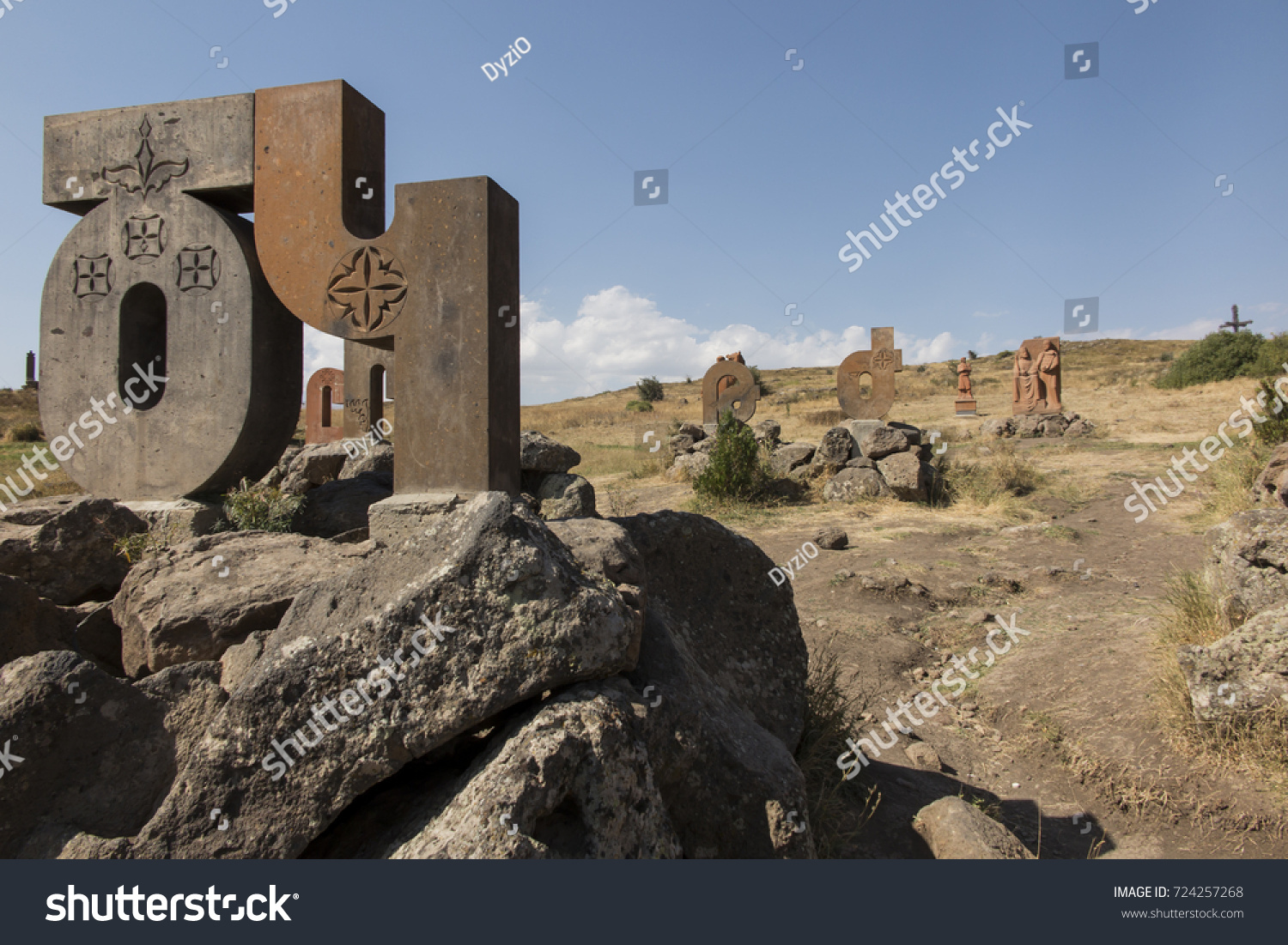 Aparan Armenia 15th September 2017 Armenian Stock Photo 724257268 ...