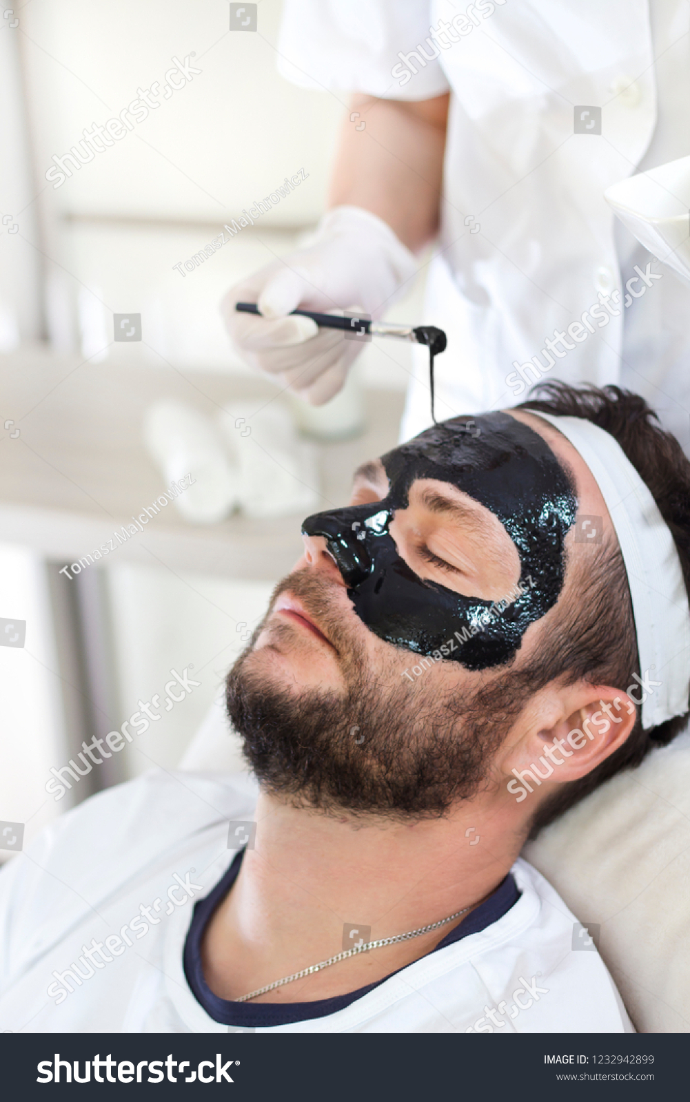 Beauty Treatment Black Mask Face Mask Facial Treatment Salon Services Icon