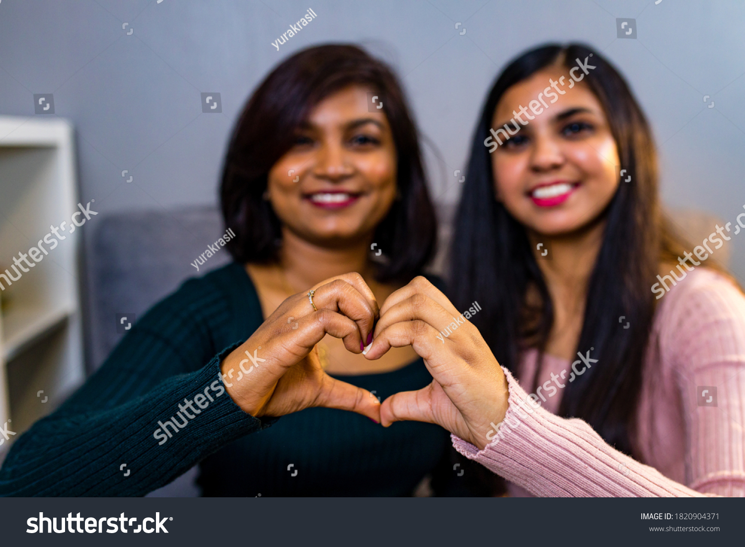 Arabian Women Sitting Sofa Living Room Stock Photo (Edit Now) 1820904371