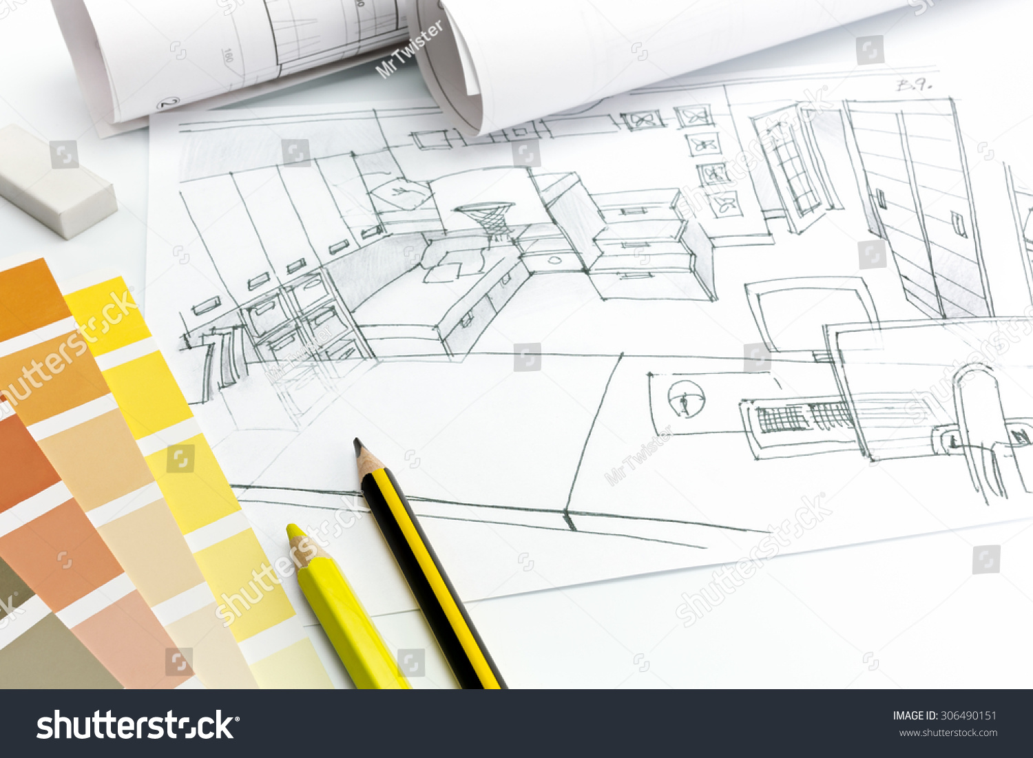 Architects Desk architects desk on white background living stock photo 306490151 Architects Desk architects desk on white background living stock photo 306490151