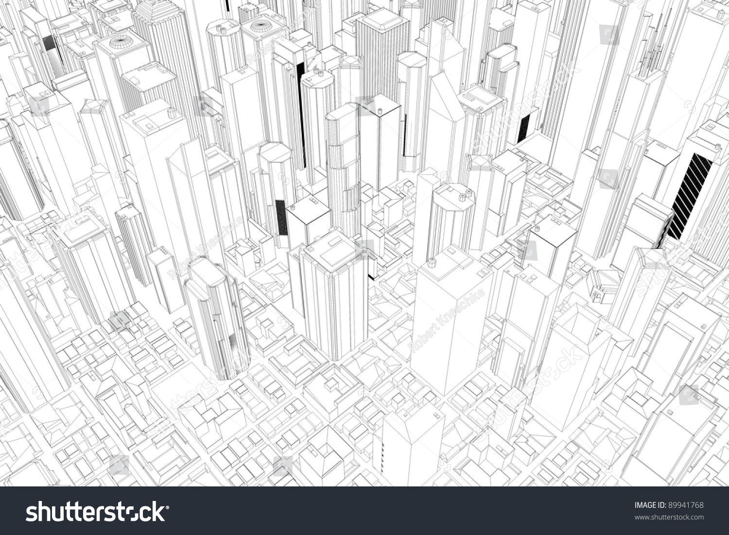 Architectural Drawings Of Skyscrapers architectural drawing city skyscrapers above stock illustration Architectural Drawings Of Skyscrapers architectural drawing city skyscrapers above stock illustration
