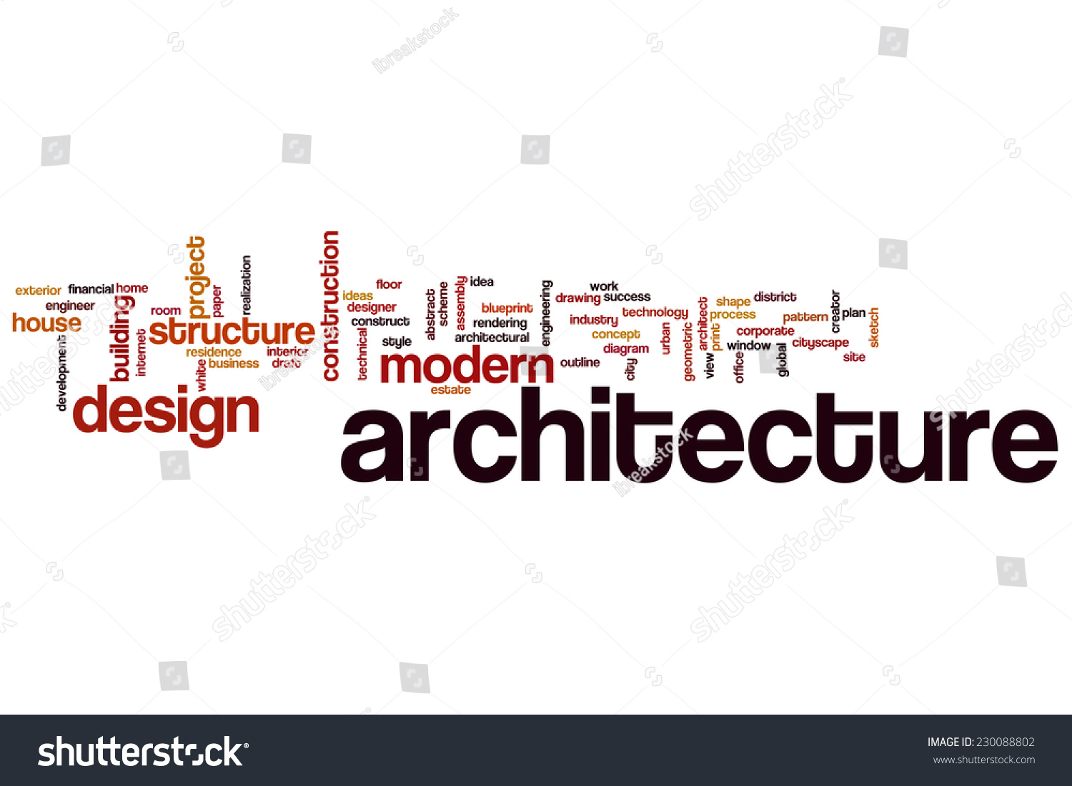 Architecture Word Cloud Concept Stock Illustration 230088802 | Shutterstock