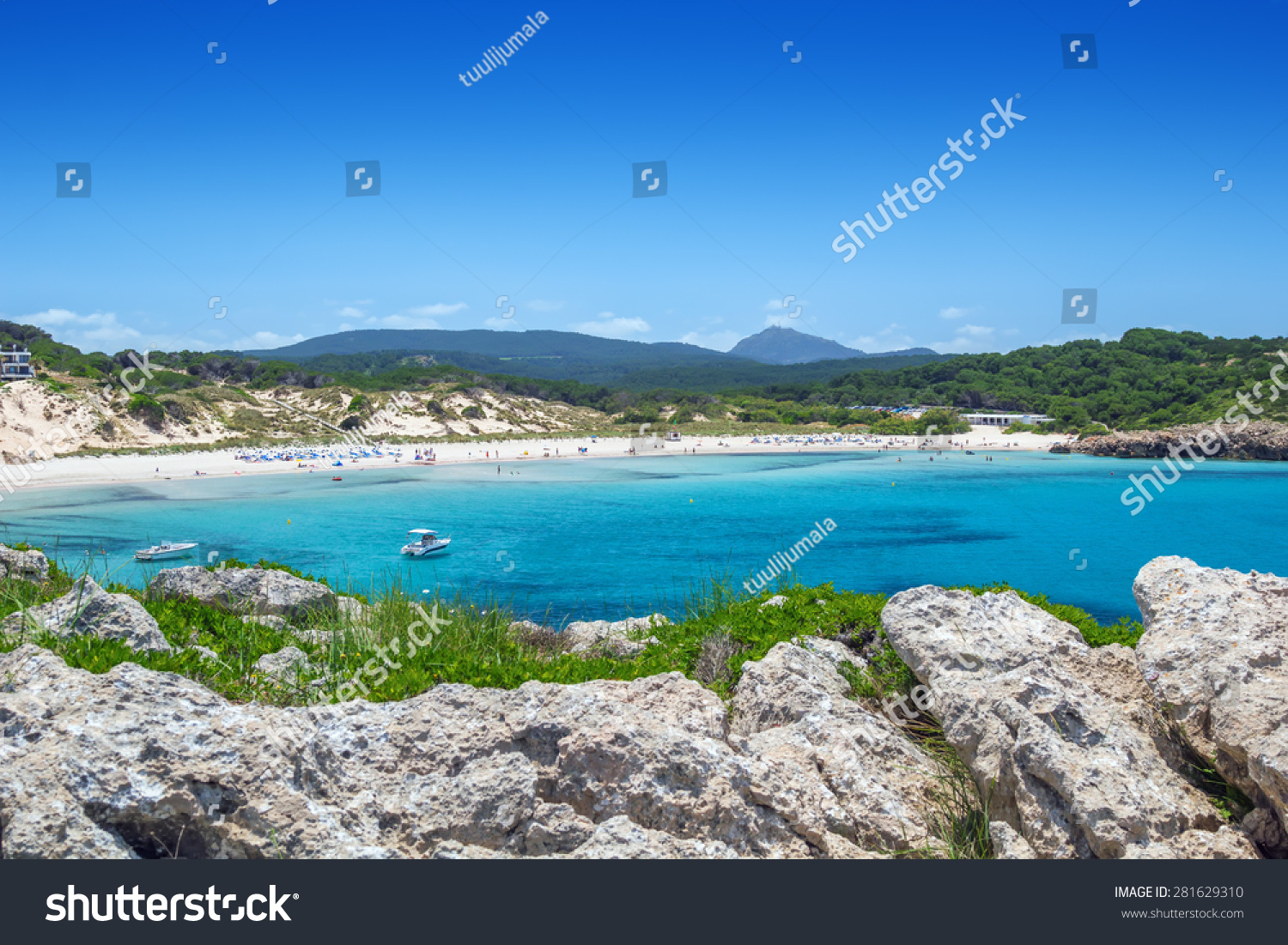 Arenal De Son Saura Beach Menorca Stock Photo 281629310 | Shutterstock