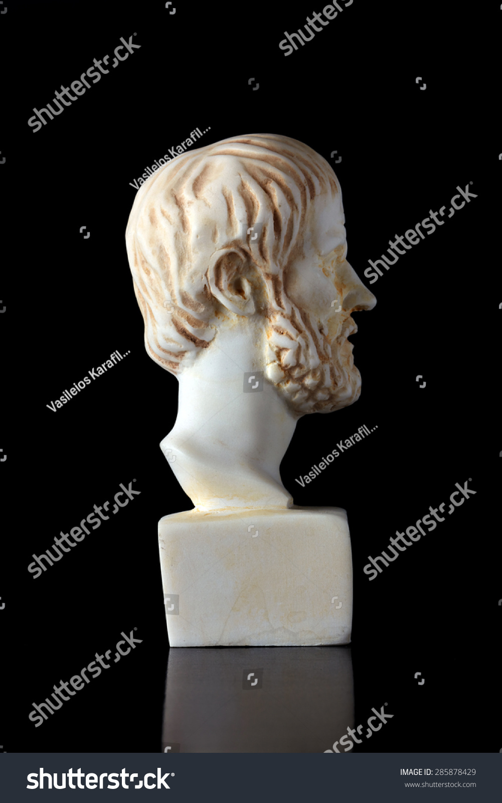 Aristoteles Ancient Greek Philosopherhis Works Refer Stock Photo ...