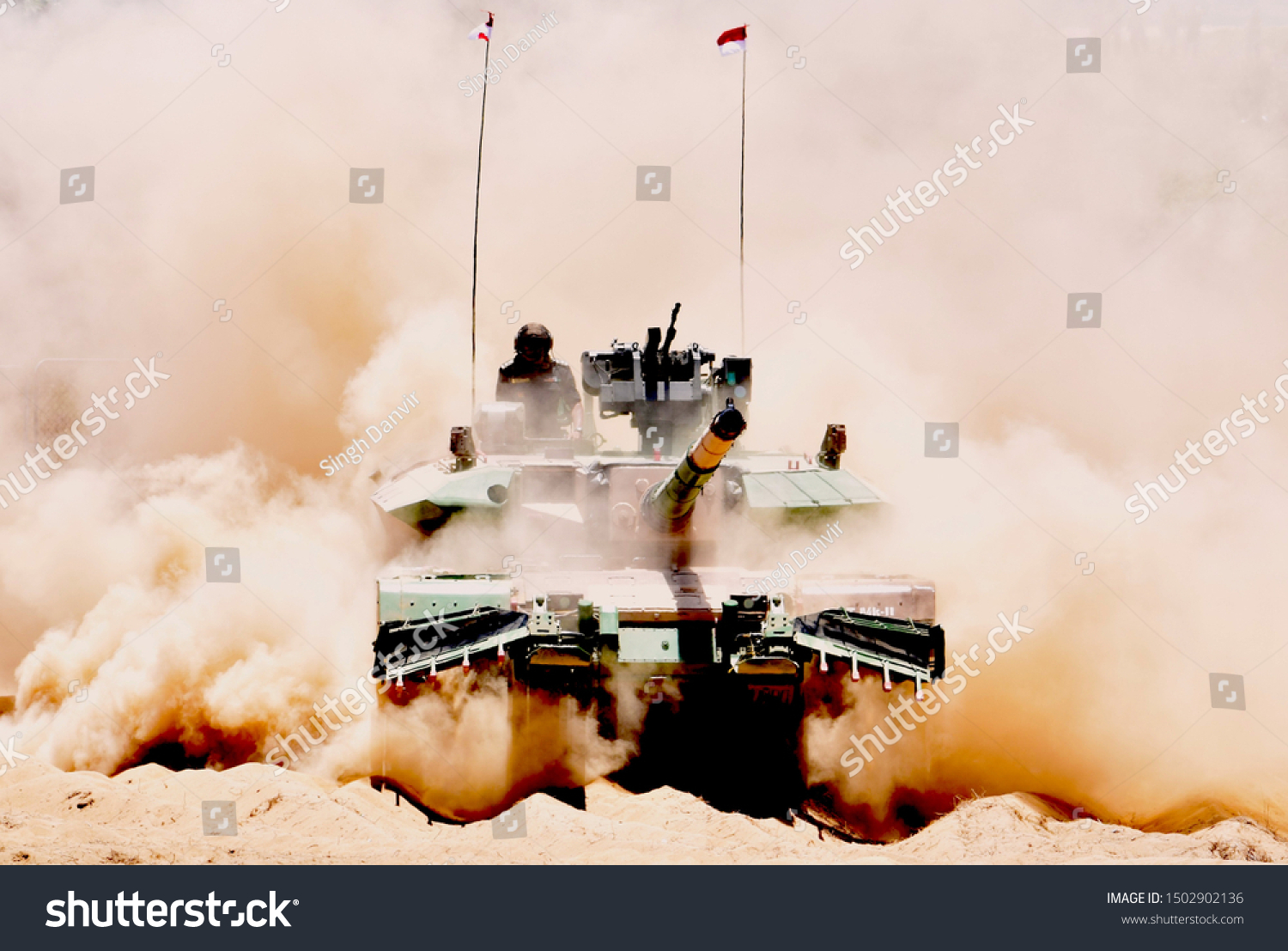 Arjun Main Battle Tank Mine Plough Stock Photo (Edit Now) 1502902136