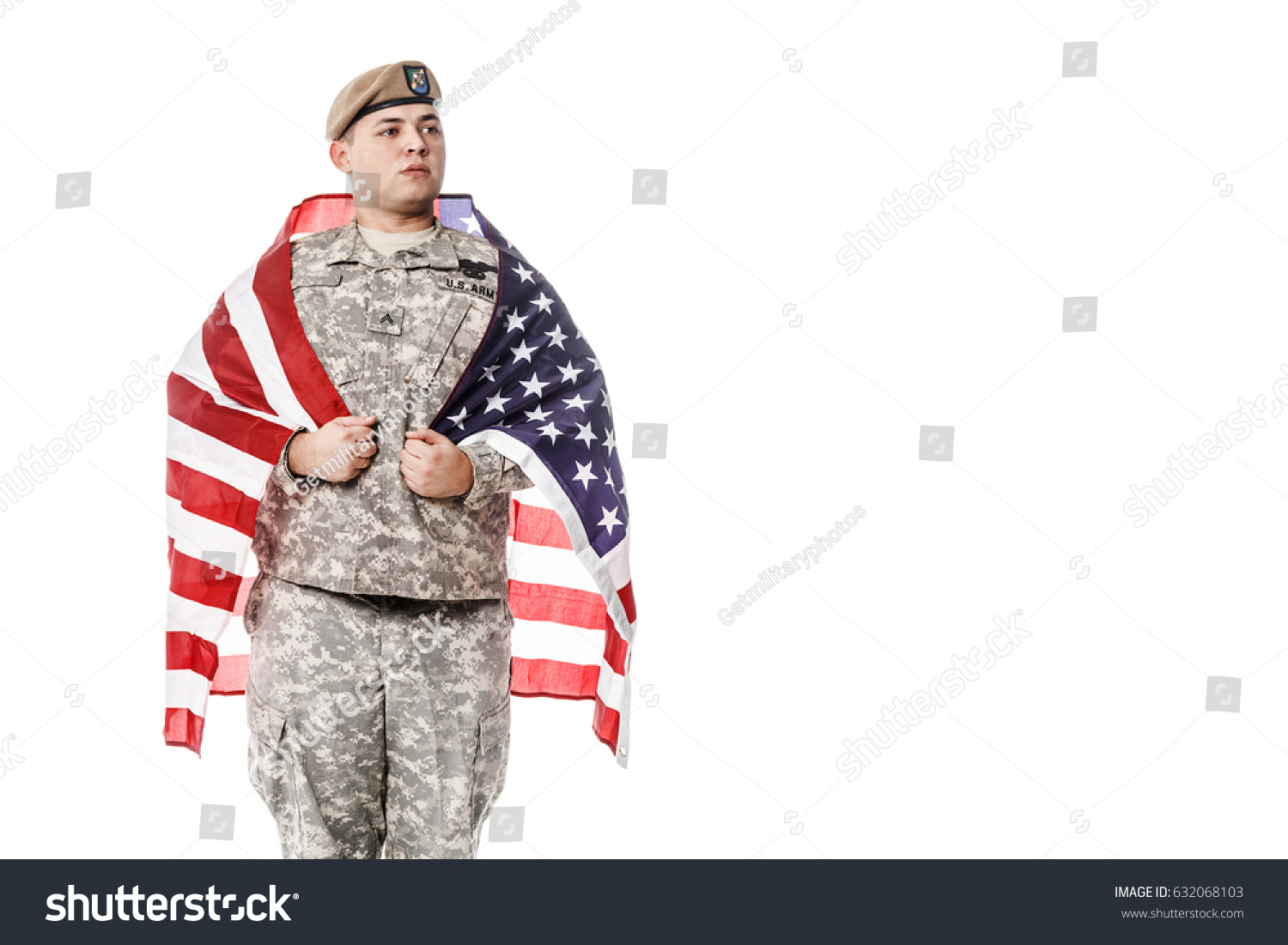 Army Ranger Special Troops Battalion Universal Stock Photo 632068103