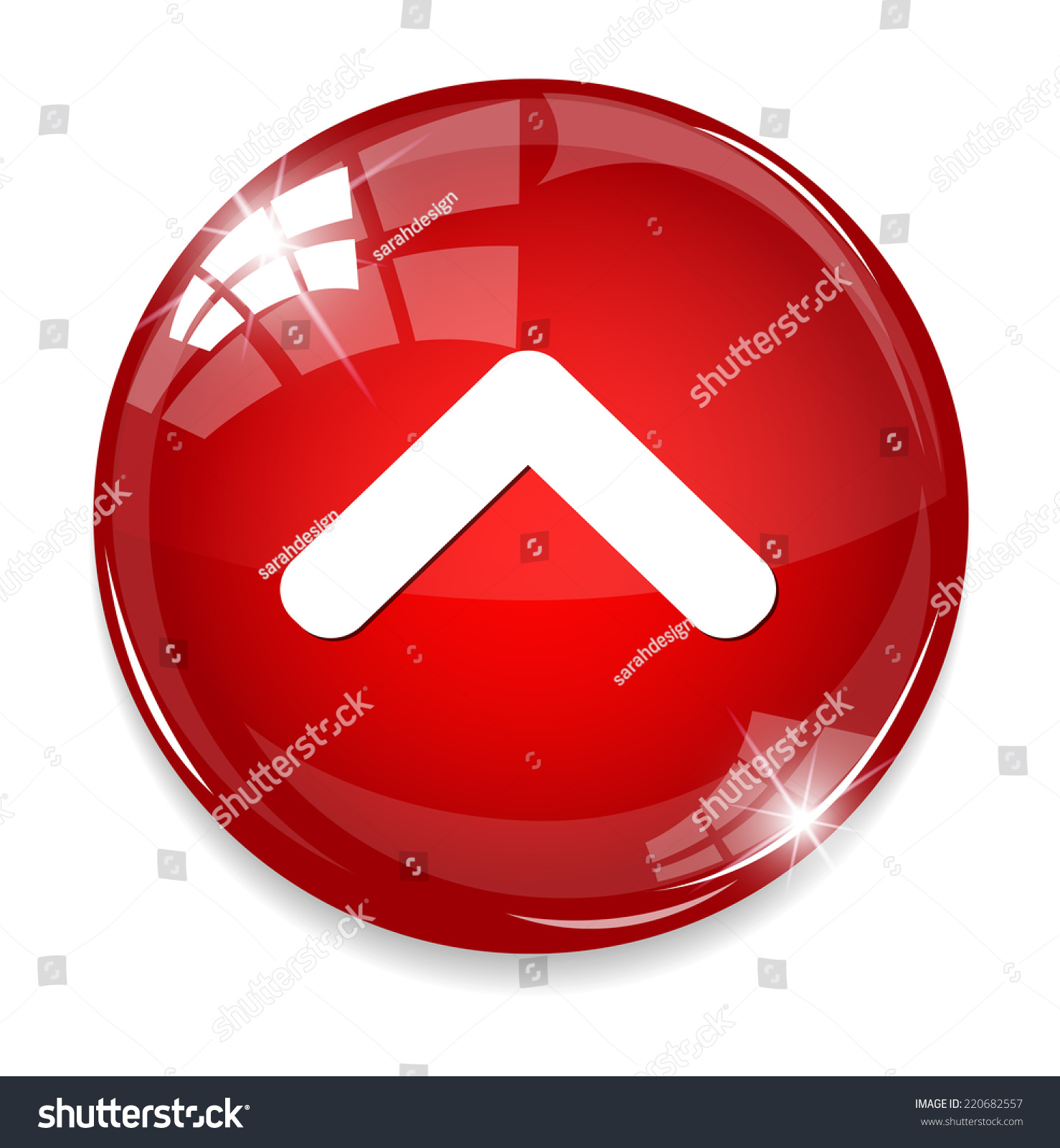 Arrow Sign Icon Stock Photo 220682557 : Shutterstock