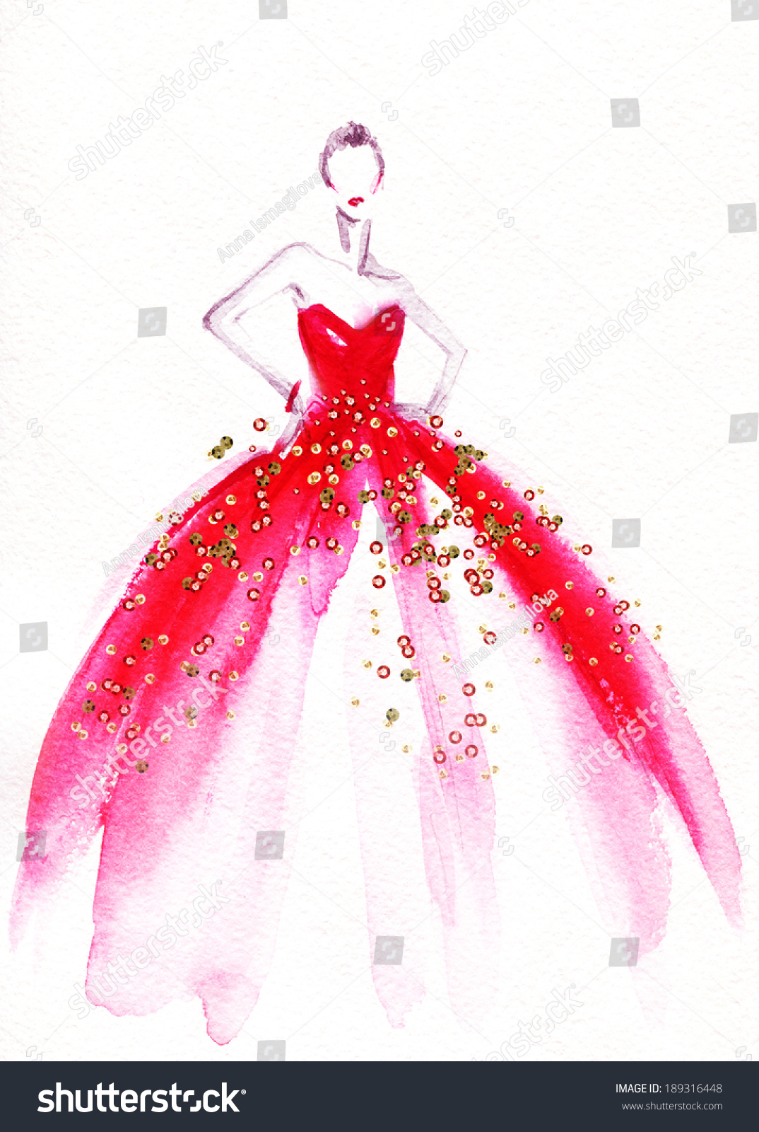 beautiful dress art