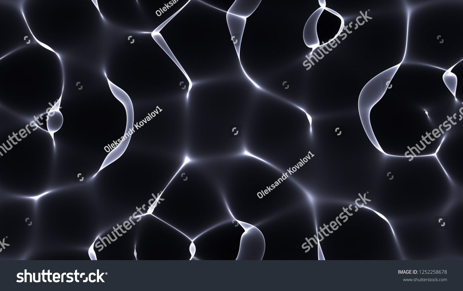 Art Water Texture Abstract Black Water Stock Illustration 1252258678