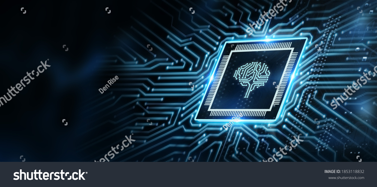 Artificial Intelligence Ai Machine Learning Modern Stock Illustration Artificial Intelligence Ai Machine Learning Modern Stock Illustration
